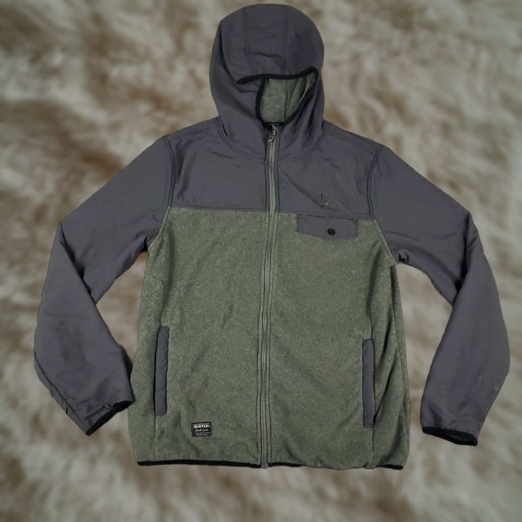 Burton Burton Mens Jacket Full Zip Hooded Gray Non-Native? (Wait) Size US L / EU 52-54 / 3 - 1 Thumbnail