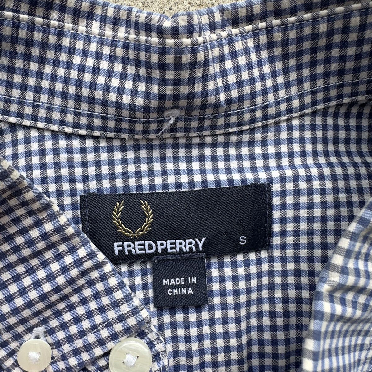 Fred Perry Fred Perry Button Up Oxford Shirt Check Stripe Men Small Size US S / EU 44-46 / 1 - 4 Thumbnail