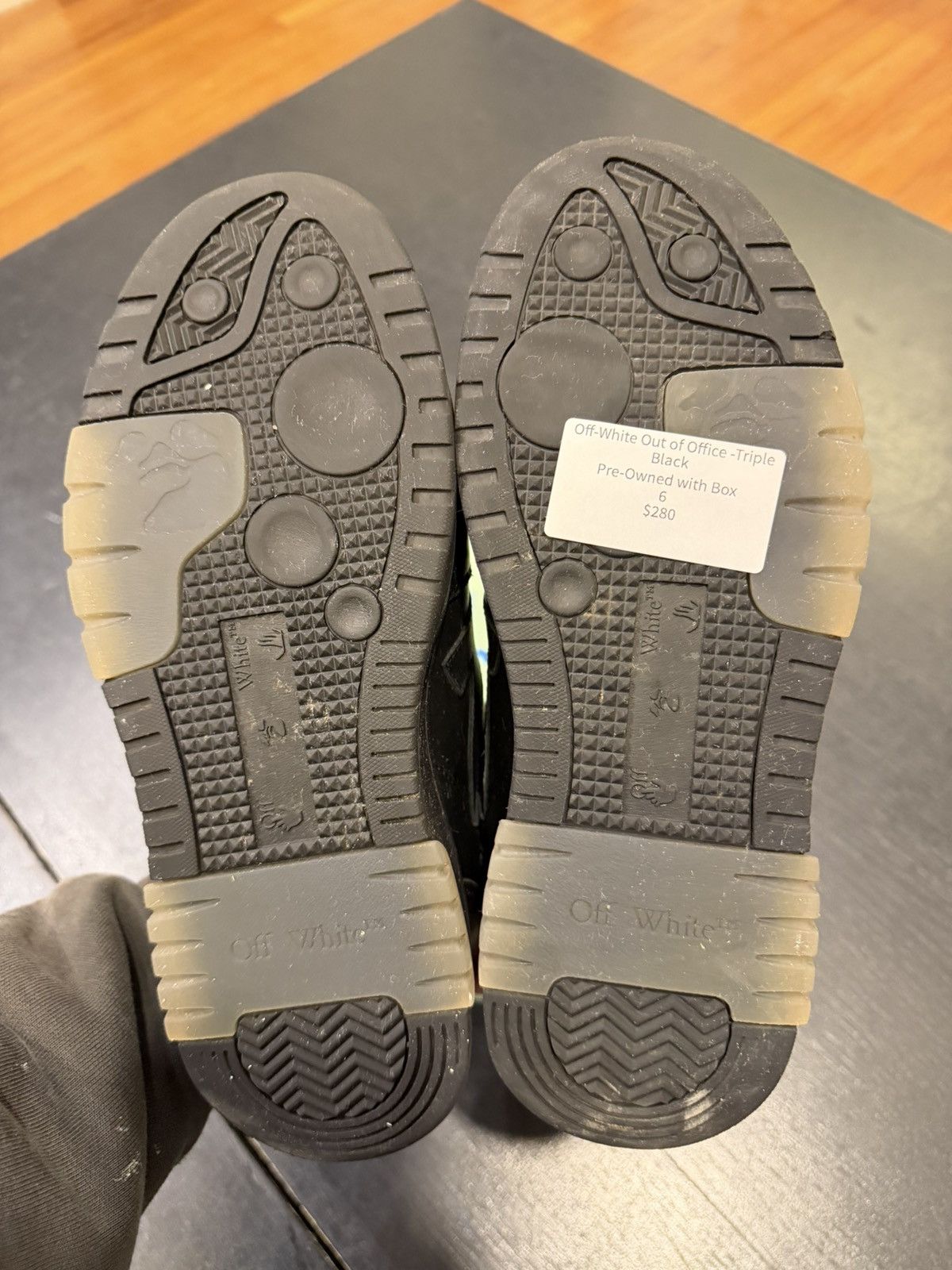 Off-White Off-White Out Of Office - Black Size US 6 / EU 39 - 5 Thumbnail