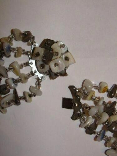 Designer Mother of Pearl Shell Multiple Strand Chip Bead Necklace Size ONE SIZE - 4 Thumbnail