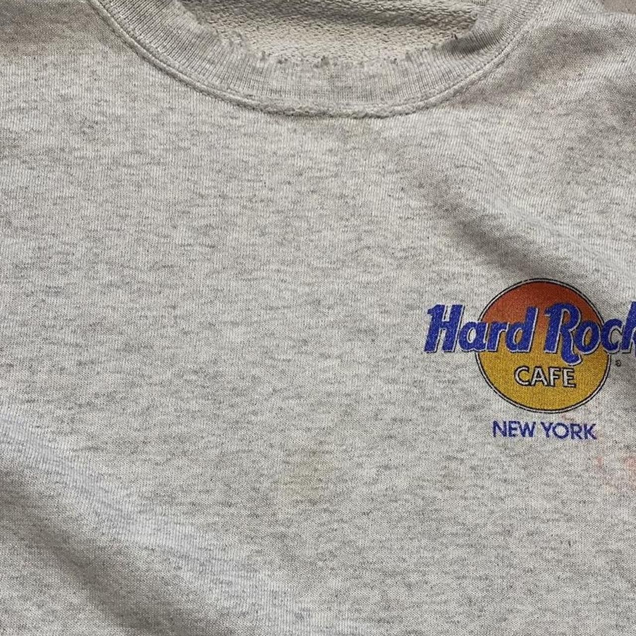 Hard Rock Cafe 90s Vintage Grey Hard Rock Cafe New York Size US L / EU 52-54 / 3 - 3 Thumbnail