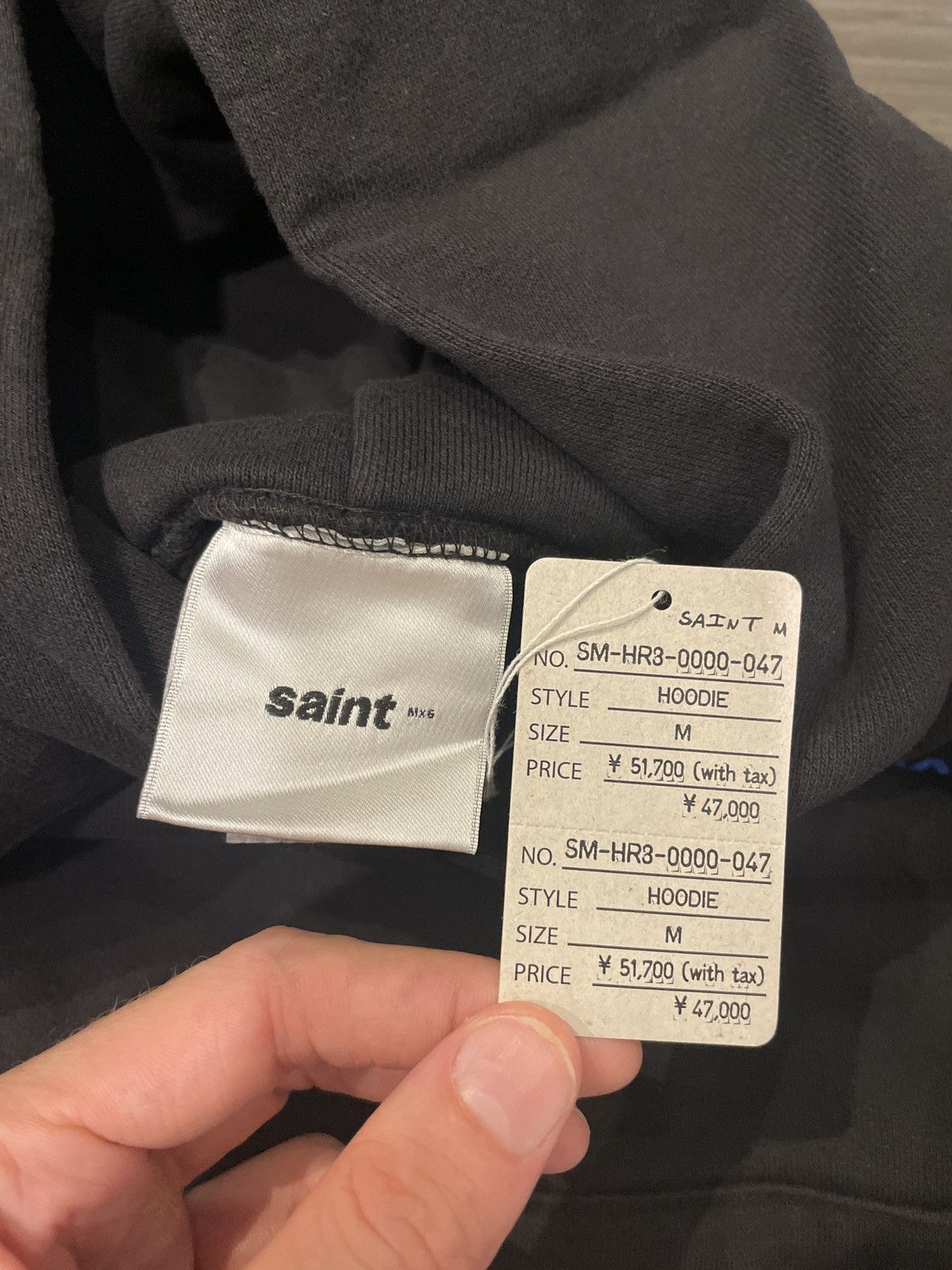 Saint Michael Saint Michael Ribbon Hoodie Black Pink Size US M / EU 48-50 / 2 - 3 Thumbnail