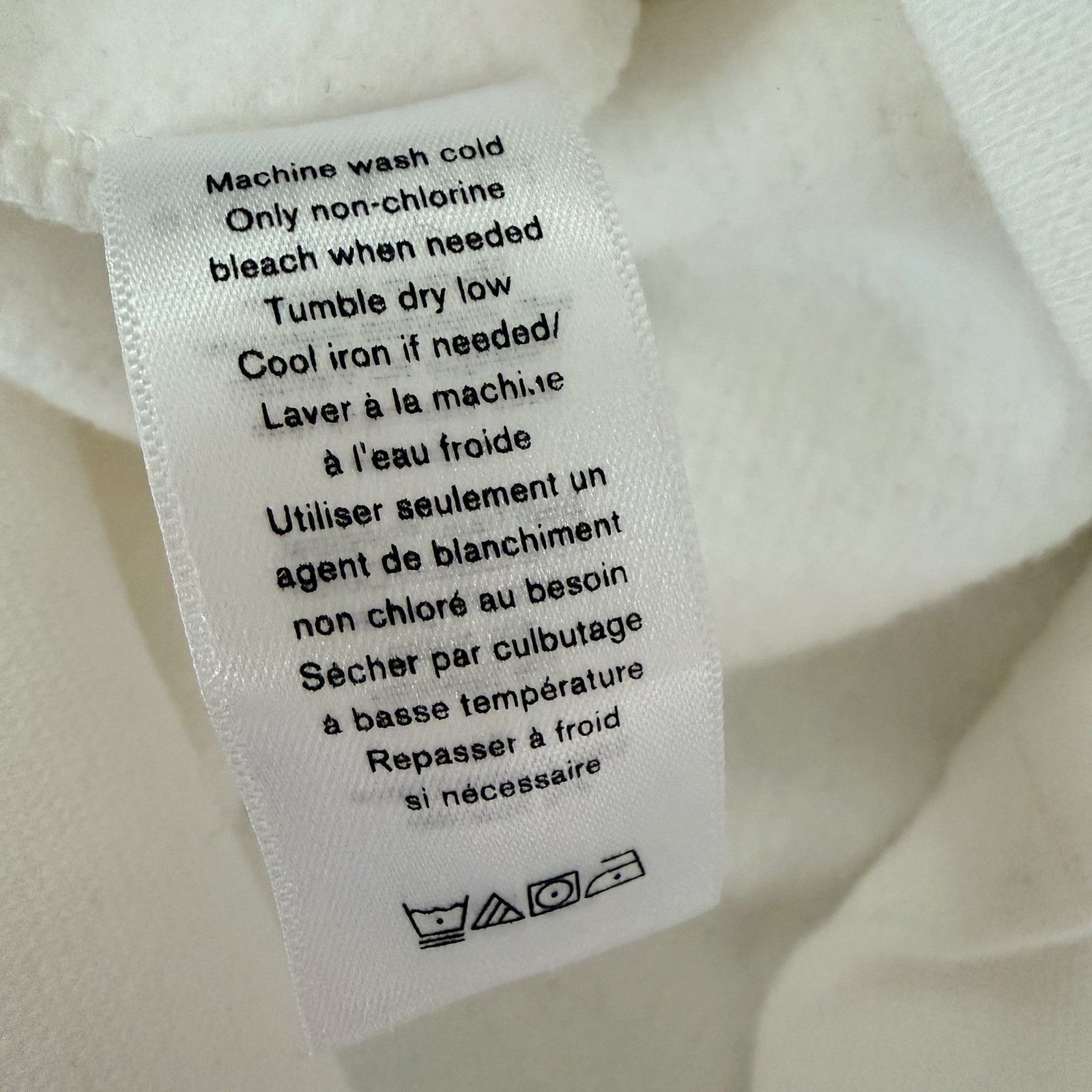 Rag & Bone Rag & Bone Sweatshirt Womens M White Fleece Lined Crewneck Size M / US 6-8 / IT 42-44 - 14 Thumbnail