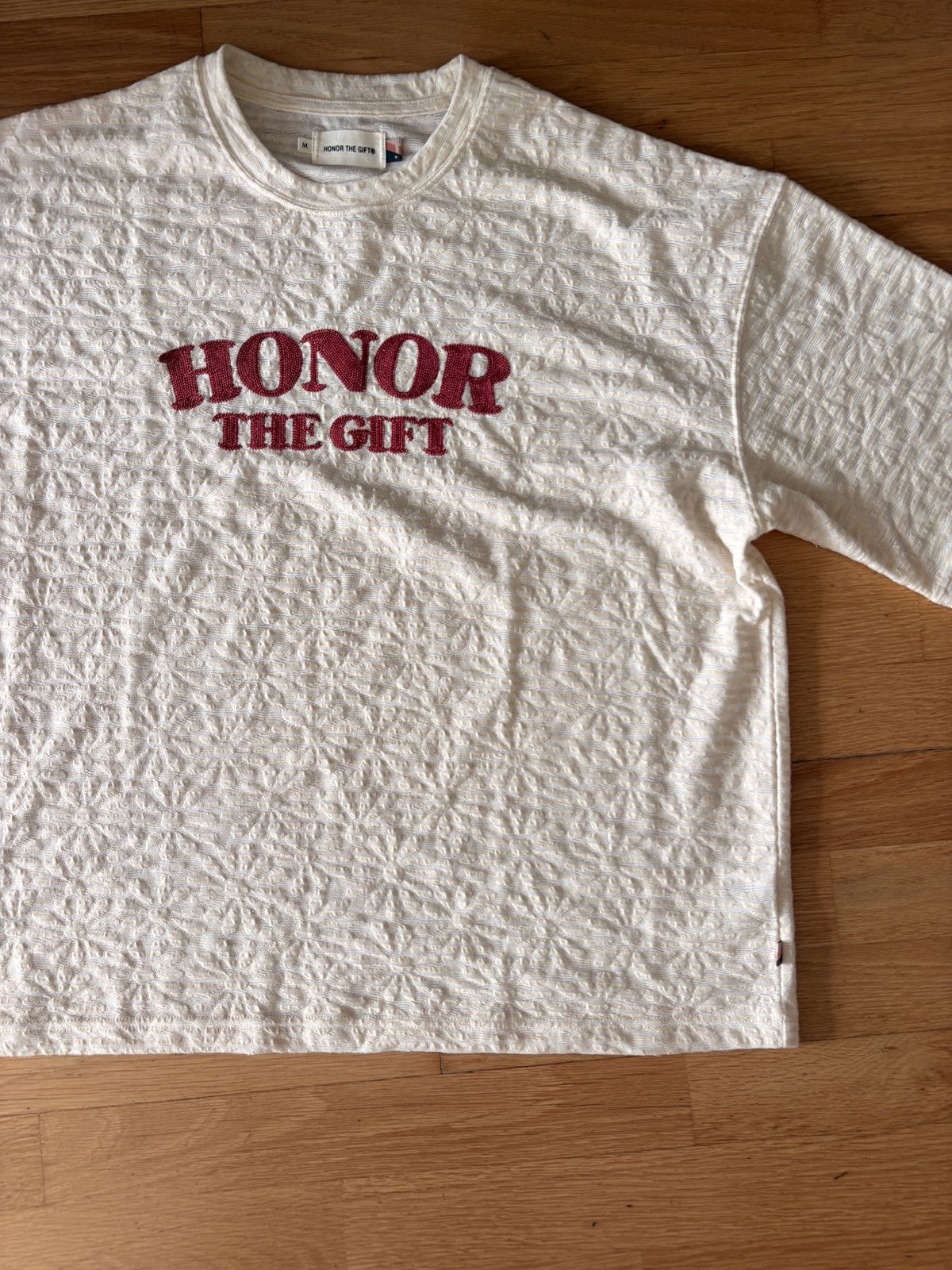 Honor the Gift Honor The Gift Stripe Box Tee Bone – SS24 Size US M / EU 48-50 / 2 - 2 Thumbnail