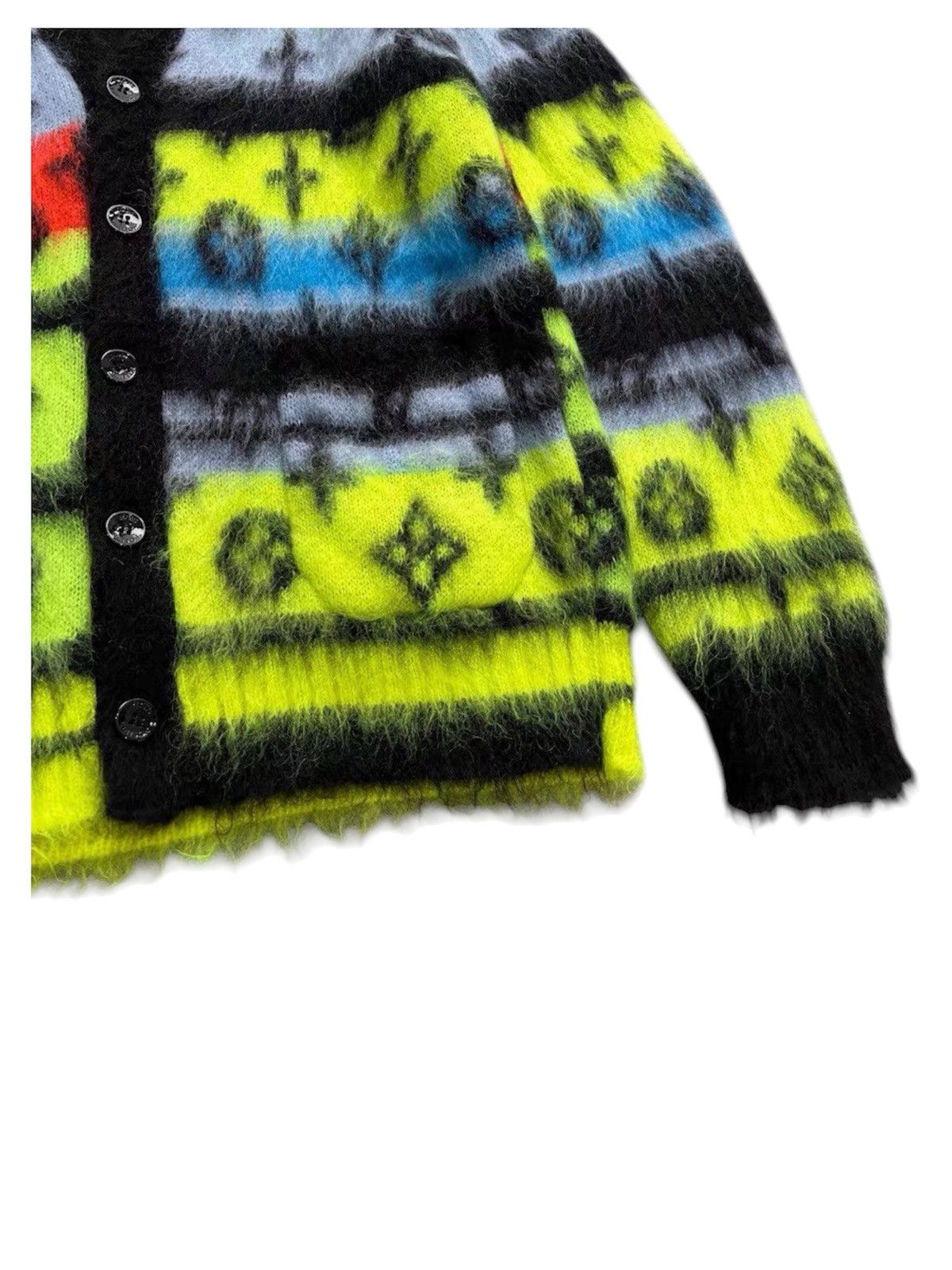 Louis Vuitton Louis Vuitton S Mohair Jacket Multicolor Monogram Sweater Size US S / EU 44-46 / 1 - 4 Thumbnail