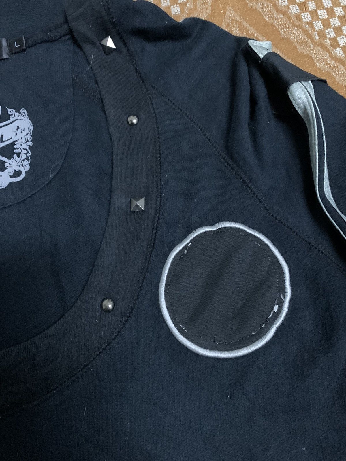If Six Was Nine 🔥STUDDED🔥SEXPOX REVENGE STUDED HOODIE RARE DESIGN Size L / US 10 / IT 46 - 6 Thumbnail