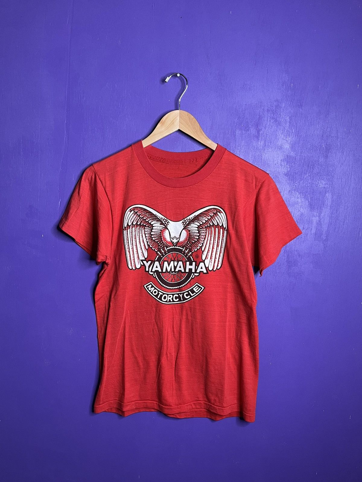 Vintage 70s Yamaha Motorcycle logo t-shirt