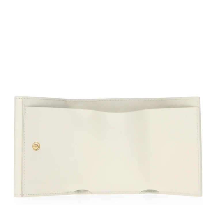 Jil Sander ob1o1e1124 Size: OS / Leather Wallet in White Size ONE SIZE - 2 Thumbnail
