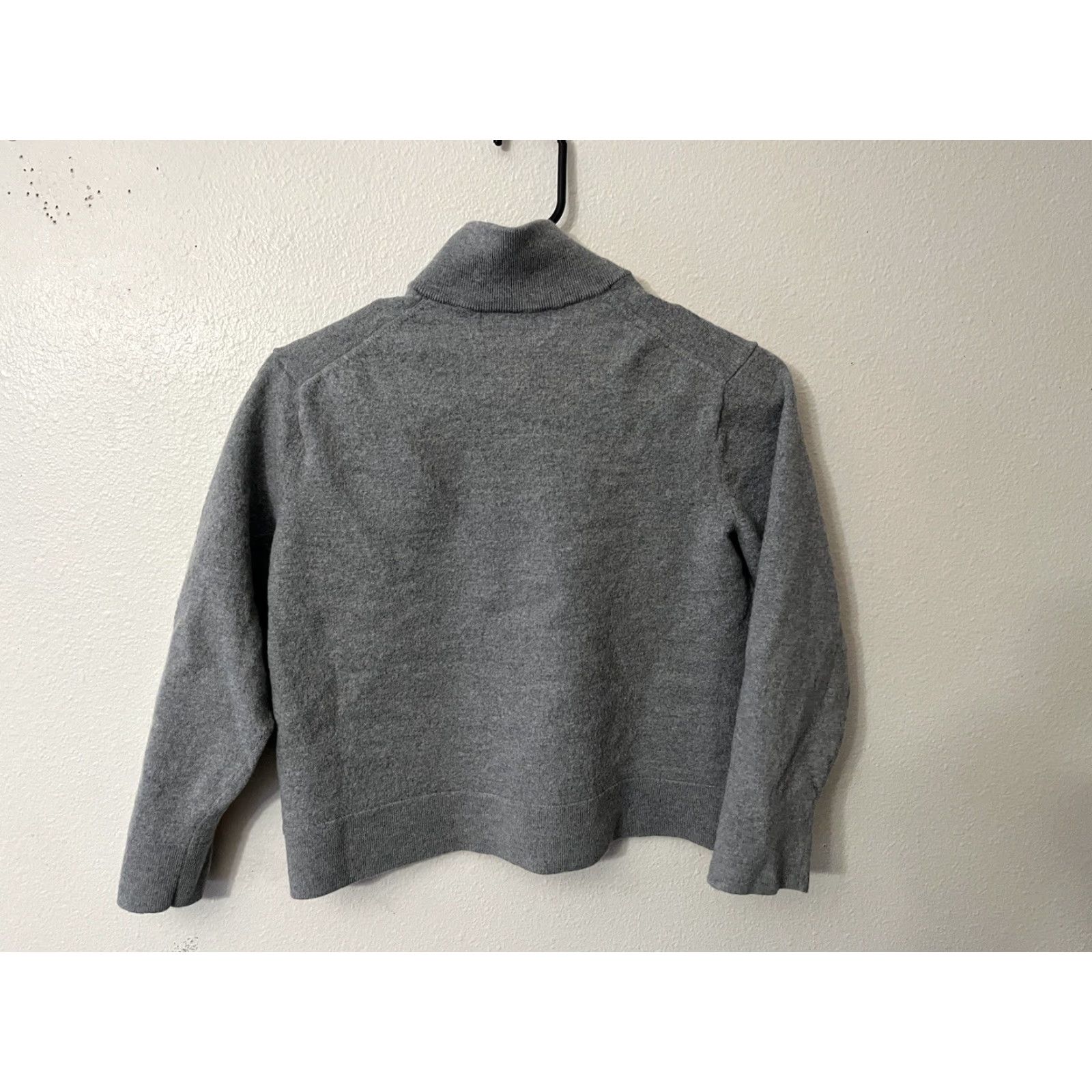 Banana Republic Banana Republic Sweater Men XL Gray Italian Merino Yarn 1/4 Zip Pullover Knit Wool Size US XL / EU 56 / 4 - 2 Thumbnail
