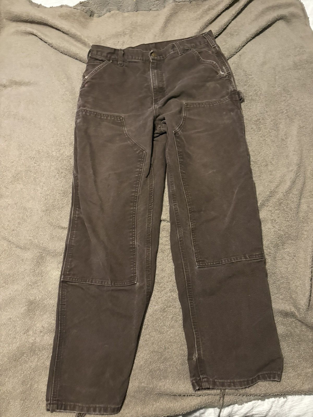 Carhartt Carhartt Brown Carpenter Pants Size US 32 / EU 48 - 1 Thumbnail