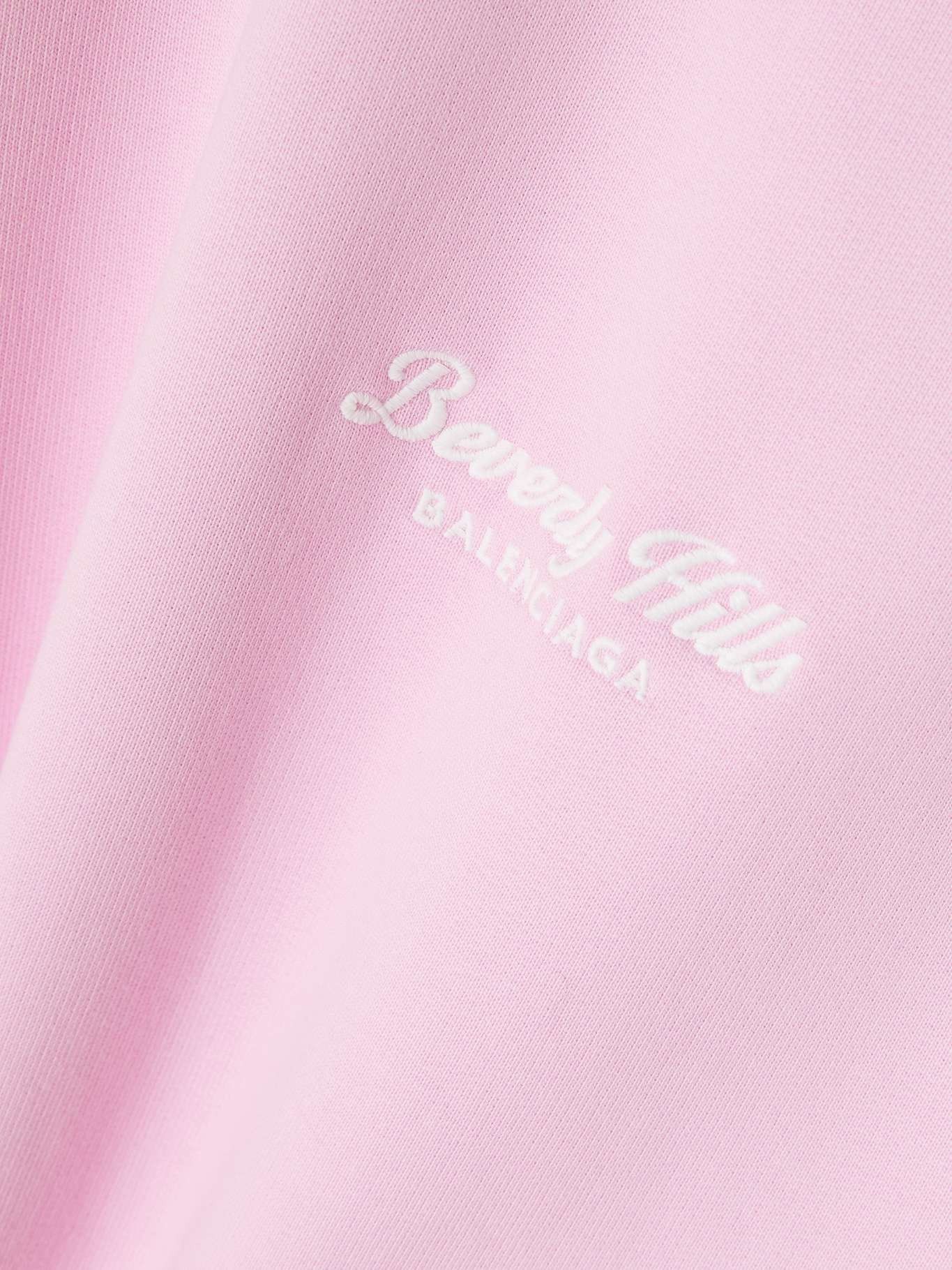 Balenciaga o1tr1nto0226 Beverly Hills Hoodie Oversized in Pink Size S / US 4 / IT 40 - 5 Thumbnail
