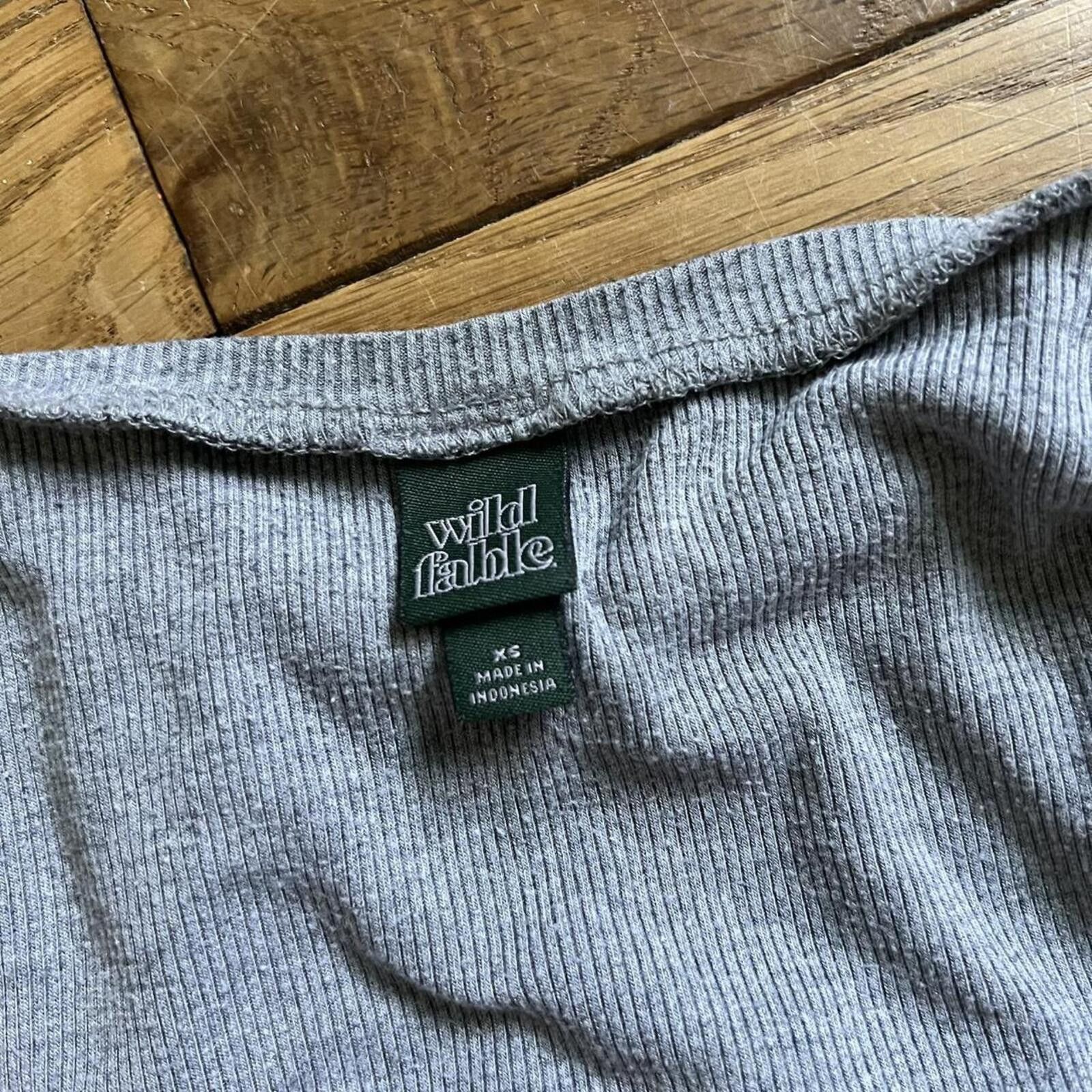 Other Wild Fable Women's Grey Crop-top Size XS / US 0-2 / IT 36-38 - 3 Thumbnail