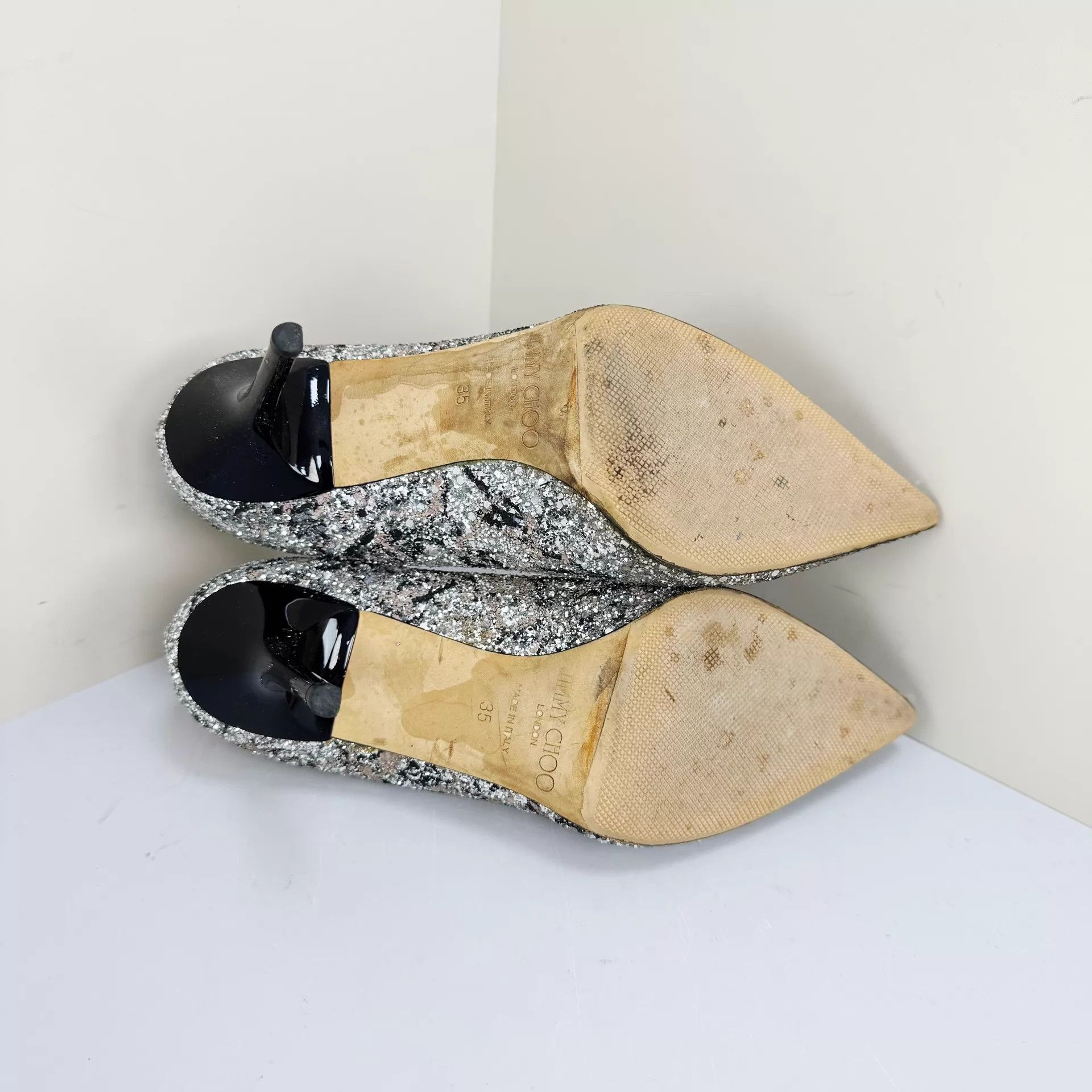 Jimmy Choo Jimmy Choo Women's Sequin Pumps 35 EU 95 New Size US 4.5 / IT 34.5 - 5 Thumbnail