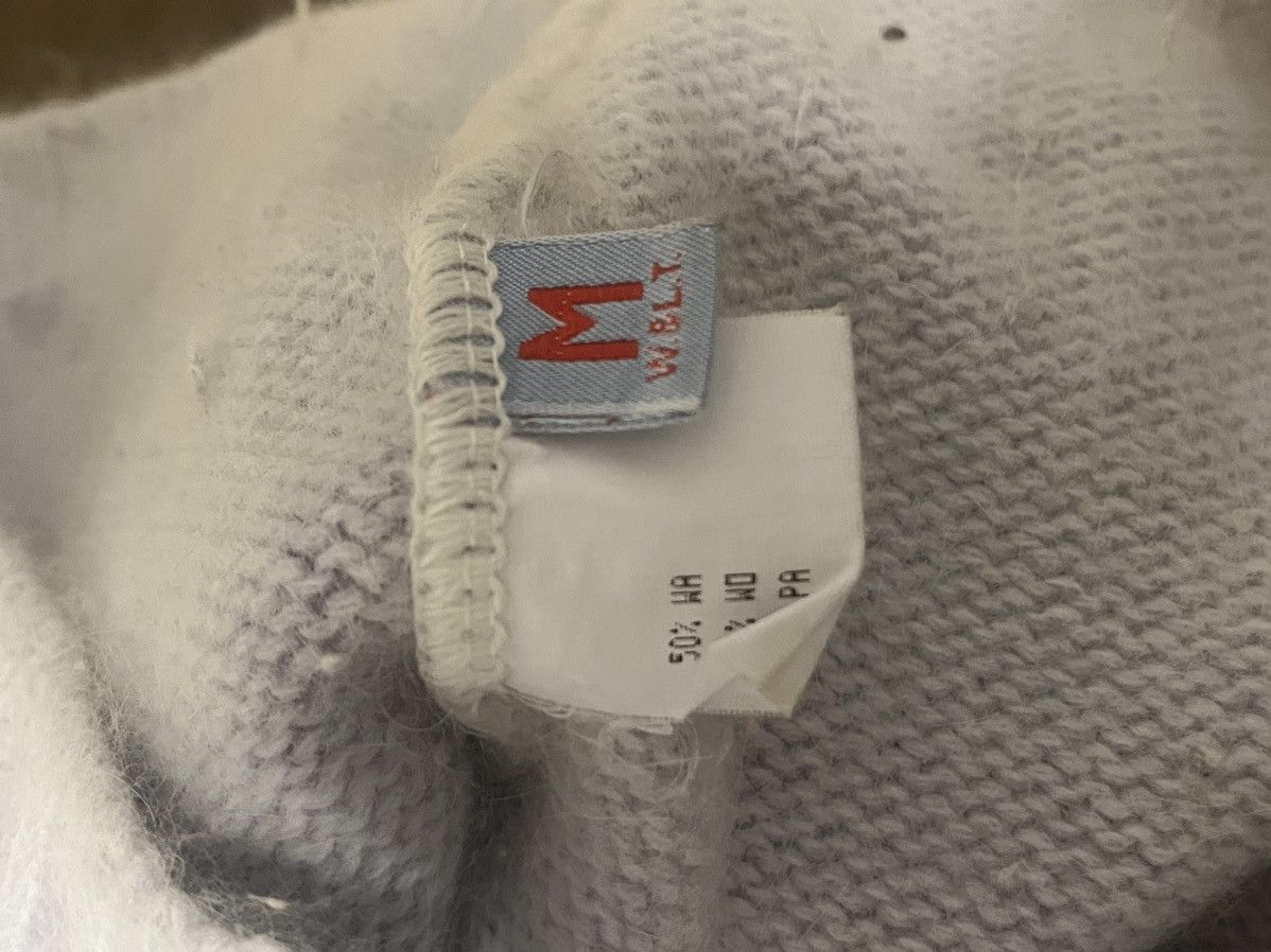 Walter Van Beirendonck AW 94 ? W&LT turtle neck poem knit sweater Size US M / EU 48-50 / 2 - 6 Thumbnail
