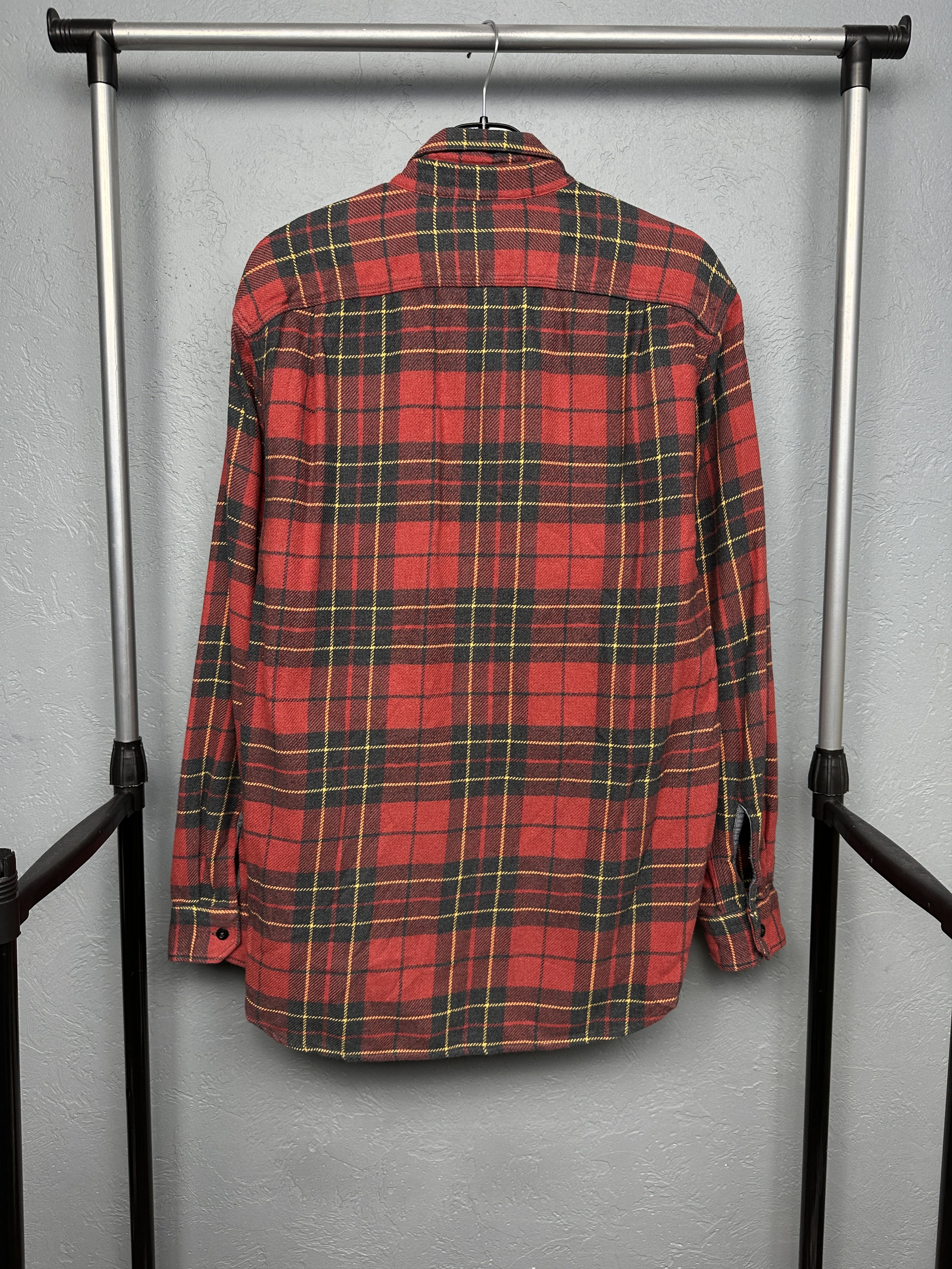 Wallace & Barnes Wallace & Barnes Mens Plaid Flannel Shirt Size US L / EU 52-54 / 3 - 6 Thumbnail