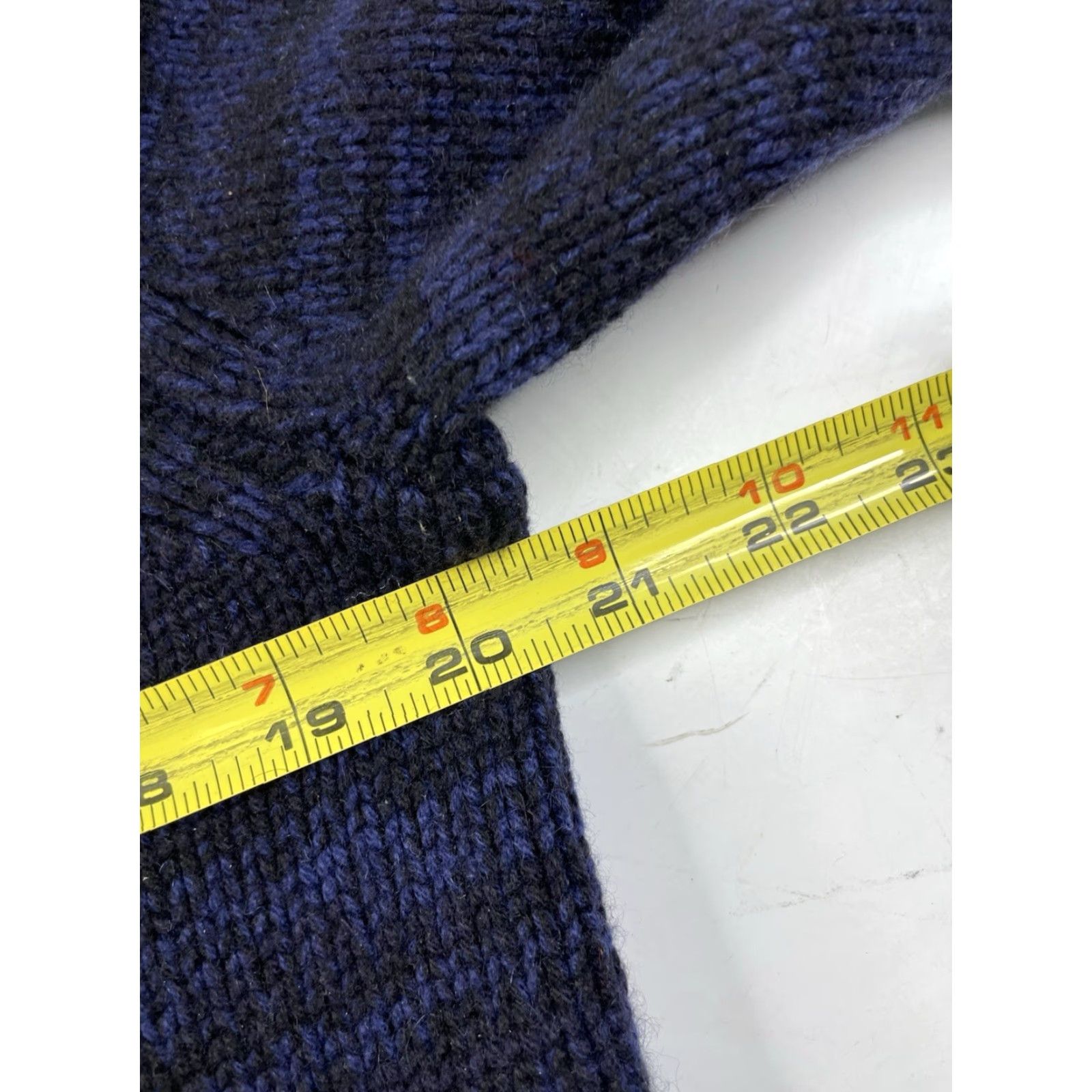 Bloomingdale's Bloomingdale's Mens Sweater Pullover V-Neck Blue Cashmere L Knit Regular Classic Long Sleeve Men's Clothing Size US L / EU 52-54 / 3 - 7 Thumbnail