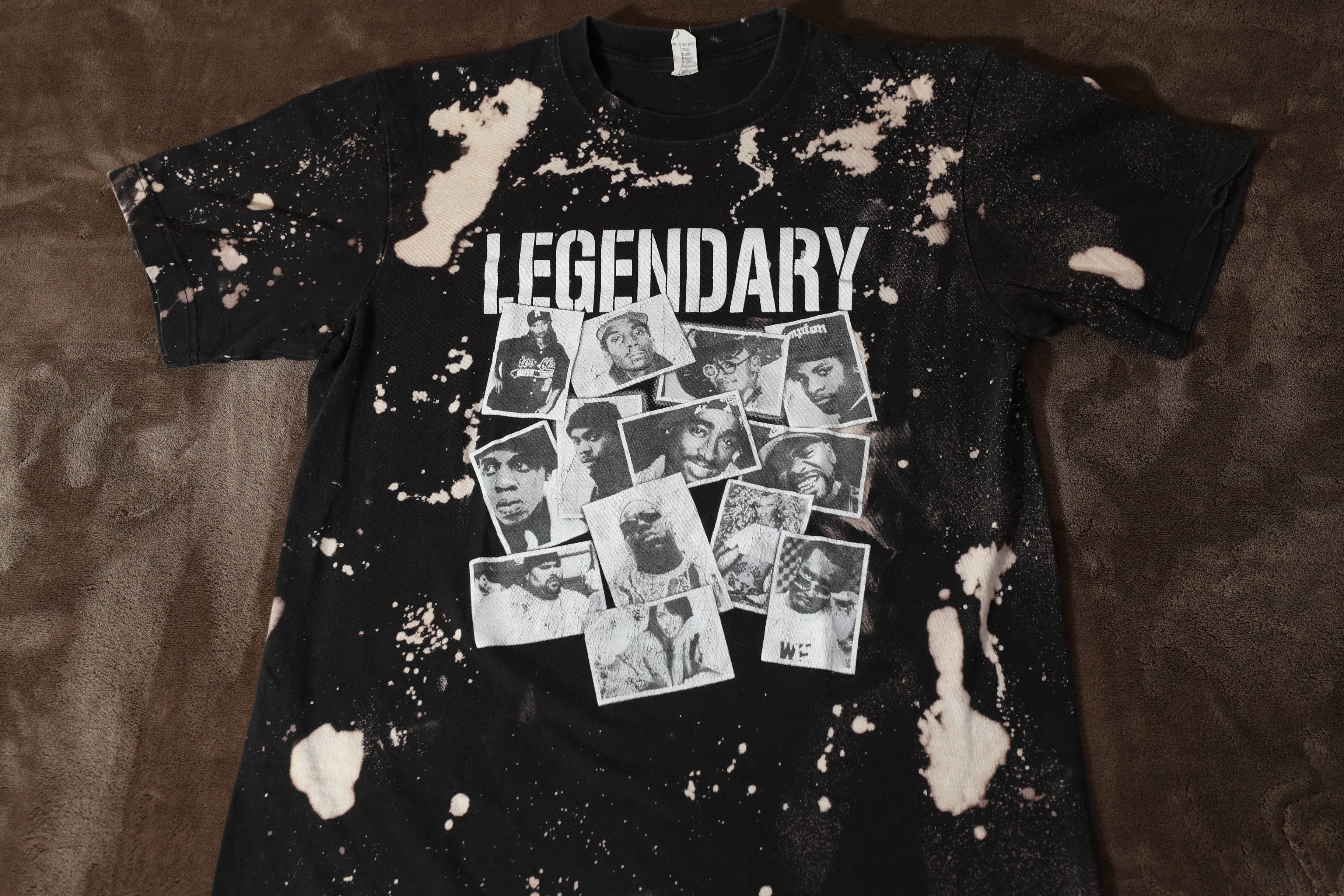 Rap Tees Rare Aaliyah Biggie Tupac Snoop Jay Z Legendary Tee (M) Size US M / EU 48-50 / 2 - 3 Thumbnail