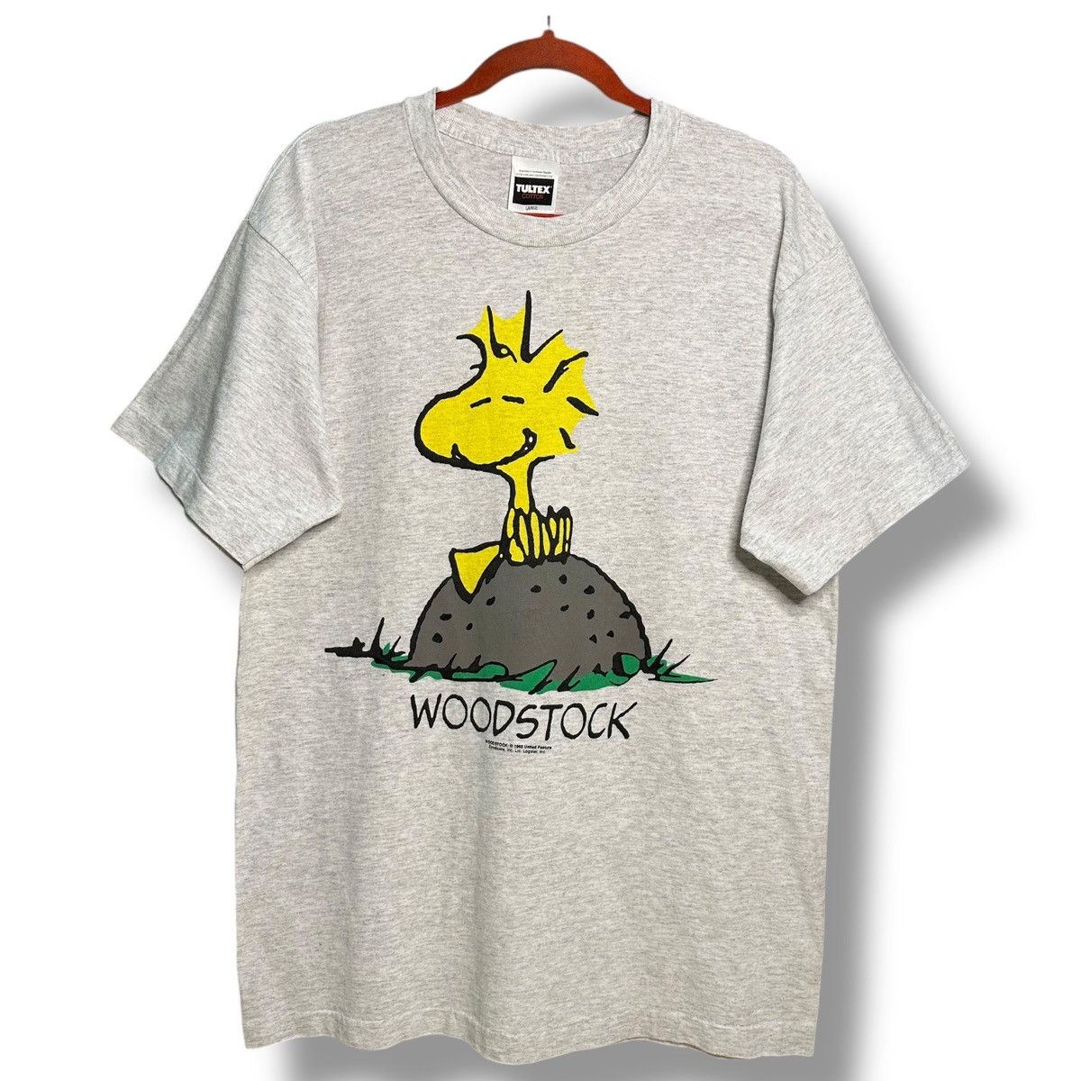 Vintage Vintage Peanuts x Woodstock 1969 Promo Tshirt Size US L / EU 52-54 / 3 - 1 Thumbnail