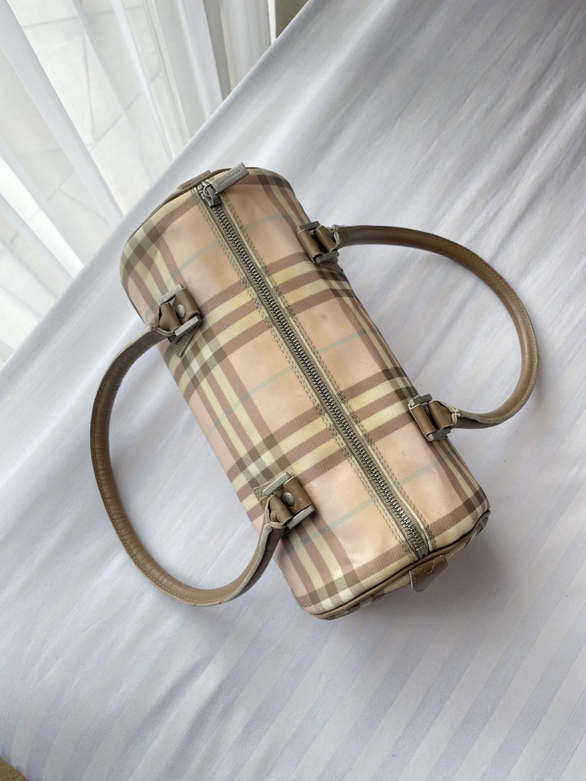 Burberry Burberry nova check barrell shoulder bag pink Size ONE SIZE - 3 Thumbnail