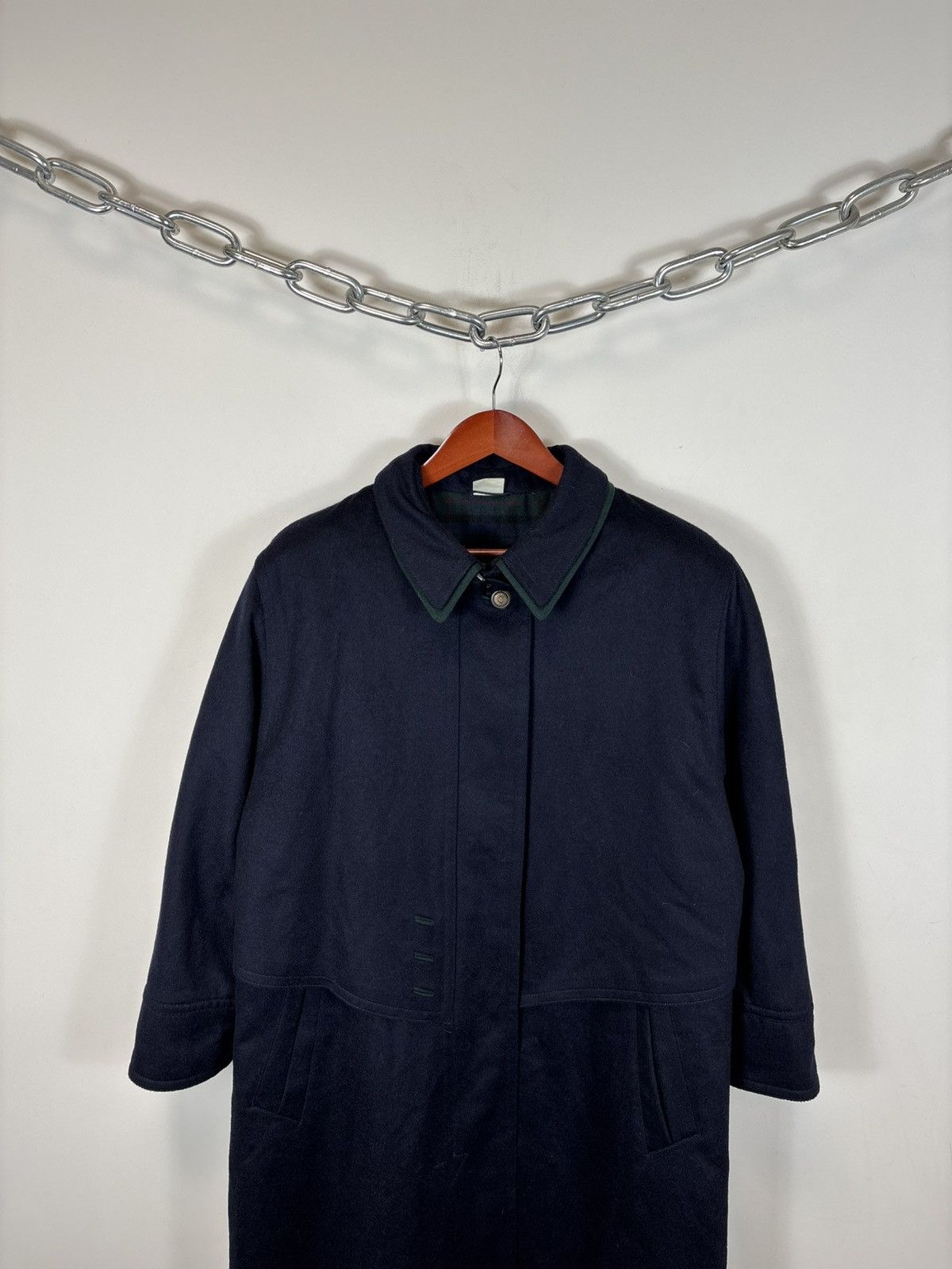 Other Vintage Distler Women’s Navy Blue Austrian Loden Wool Coat Size 3XL / US 20-22 - 4 Thumbnail