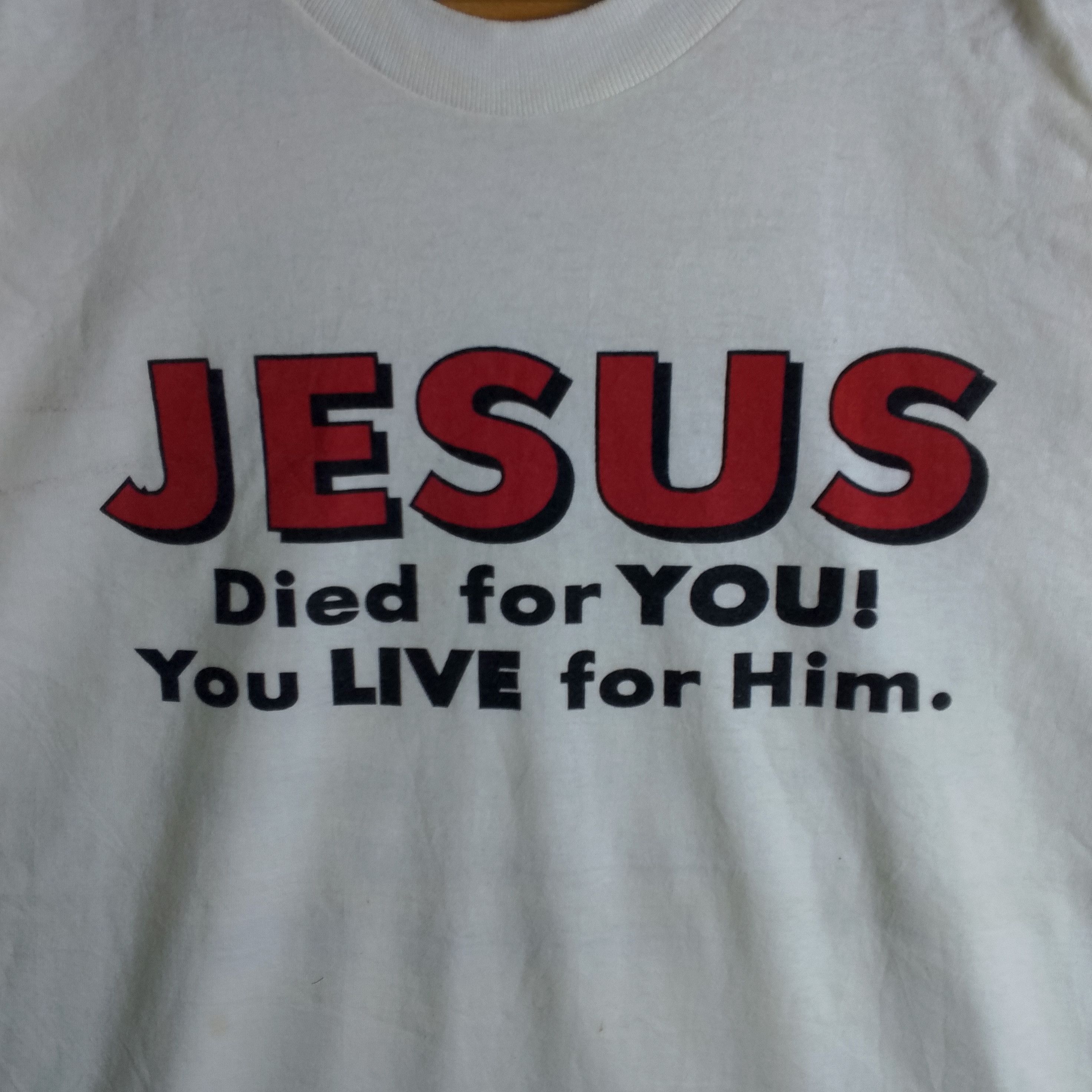 Vintage Vintage Jesus Cross Tee Religion Size US L / EU 52-54 / 3 - 4 Thumbnail