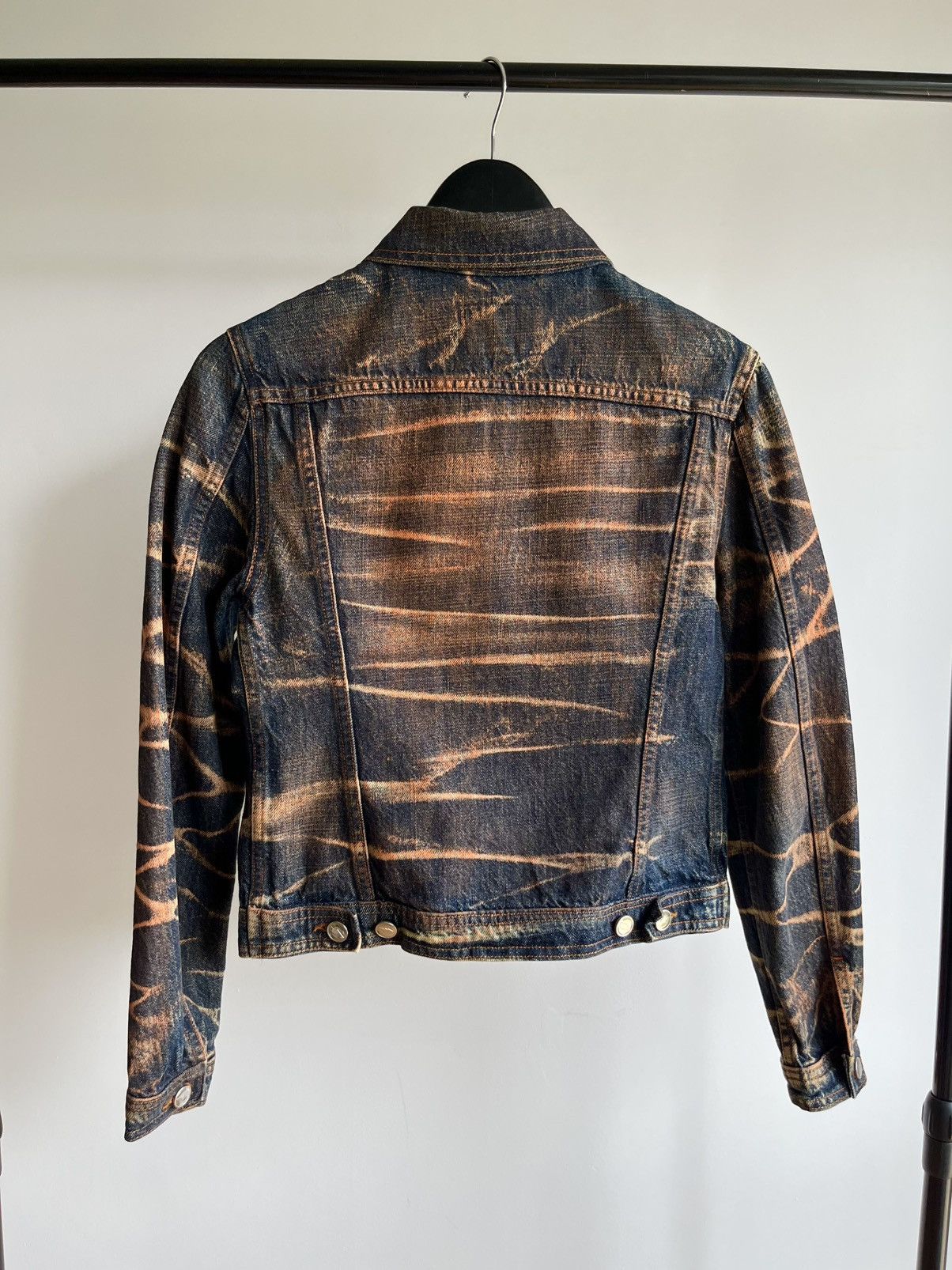 Walter Van Beirendonck Walter Van Beirendonck W.&L.T. 90s bleached trucker jacket Size S / US 4 / IT 40 - 6 Thumbnail