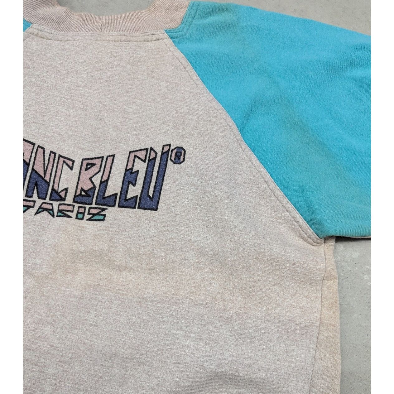 LE CIEL BLEU × Vintage Vintage 80s Blanc Bleu Paris crewneck sweater Size US M / EU 48-50 / 2 - 7 Thumbnail