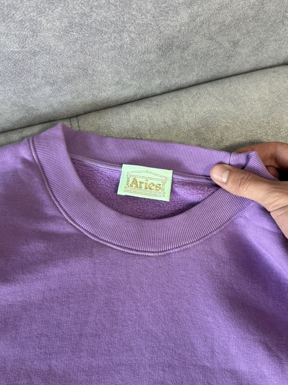 Aries Aries purple men’s sweatshirt size XL Italy brand Size US XL / EU 56 / 4 - 6 Thumbnail
