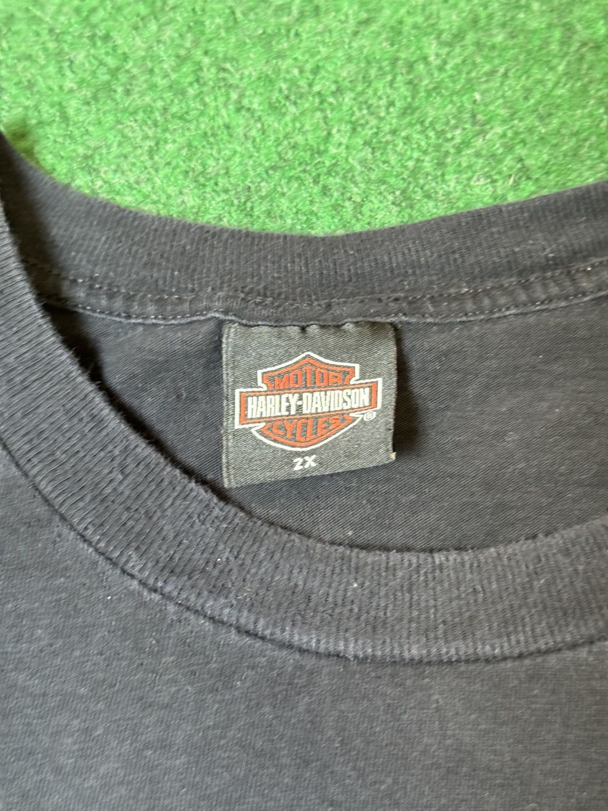 Harley Davidson × Vintage Y2K Harley Davidson New Bern North Carolina Biker T Shirt Size US XXL / EU 58 / 5 - 6 Thumbnail