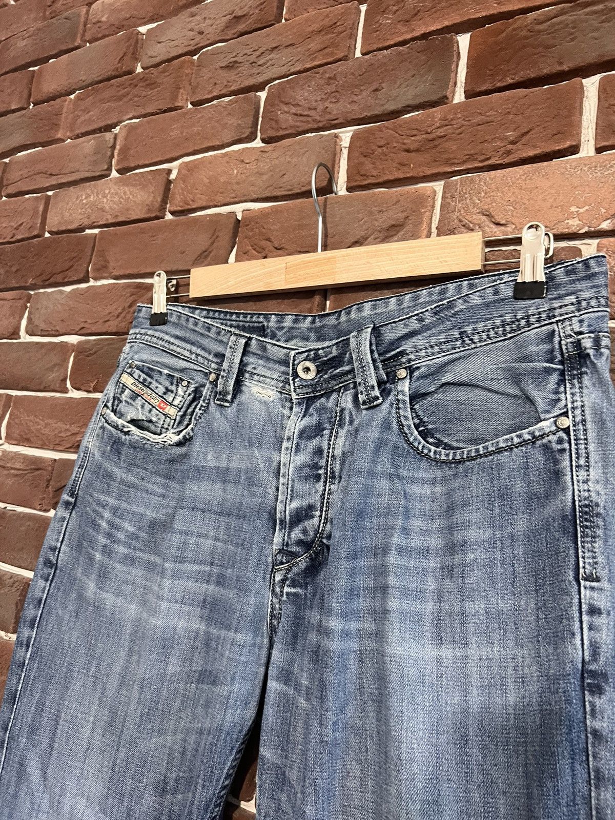 Diesel Vintage Y2k Rare Diesel Jeans Denim Pant Punk Rock Hype Size US 34 / EU 50 - 5 Thumbnail