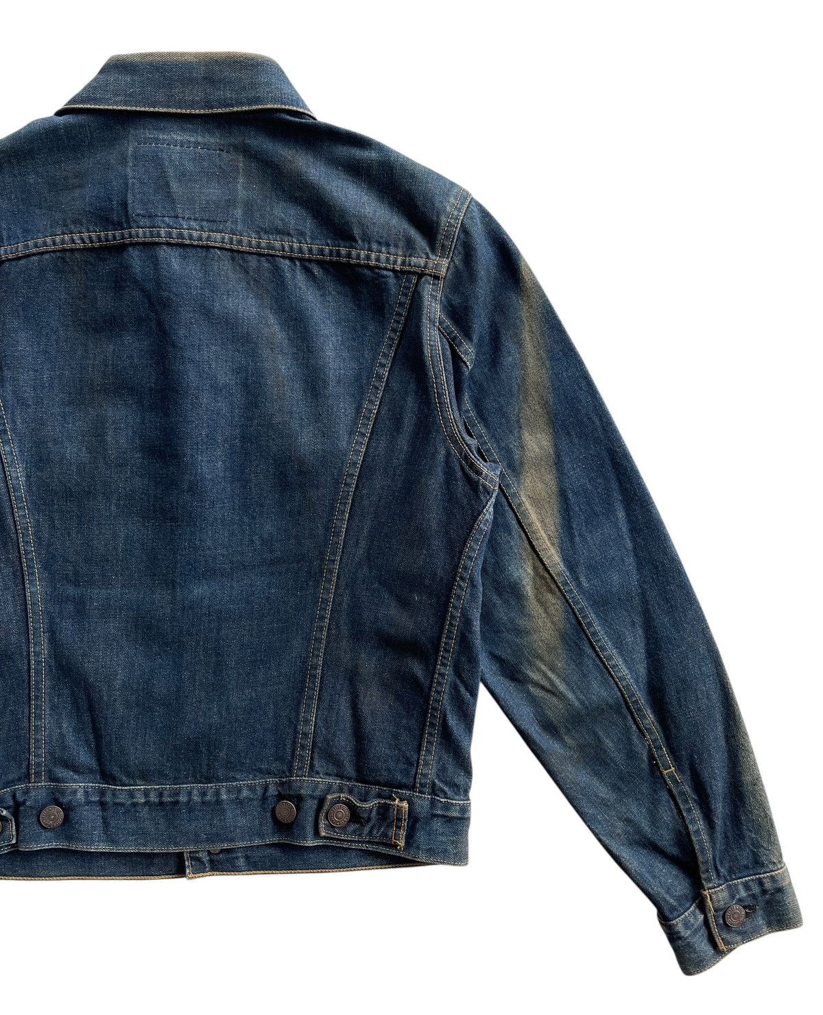Levi's Vintage Clothing Vintage Levis Big E Lot 71557 Denim Trucker Jacket Size US S / EU 44-46 / 1 - 8 Thumbnail