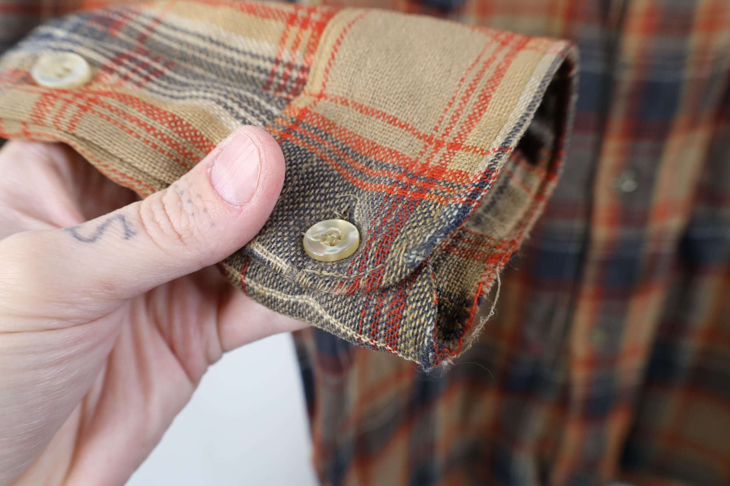 Pendleton Vintage 70s Pendleton Wool Board Button Shirt Plaid USA Size US S / EU 44-46 / 1 - 12 Thumbnail