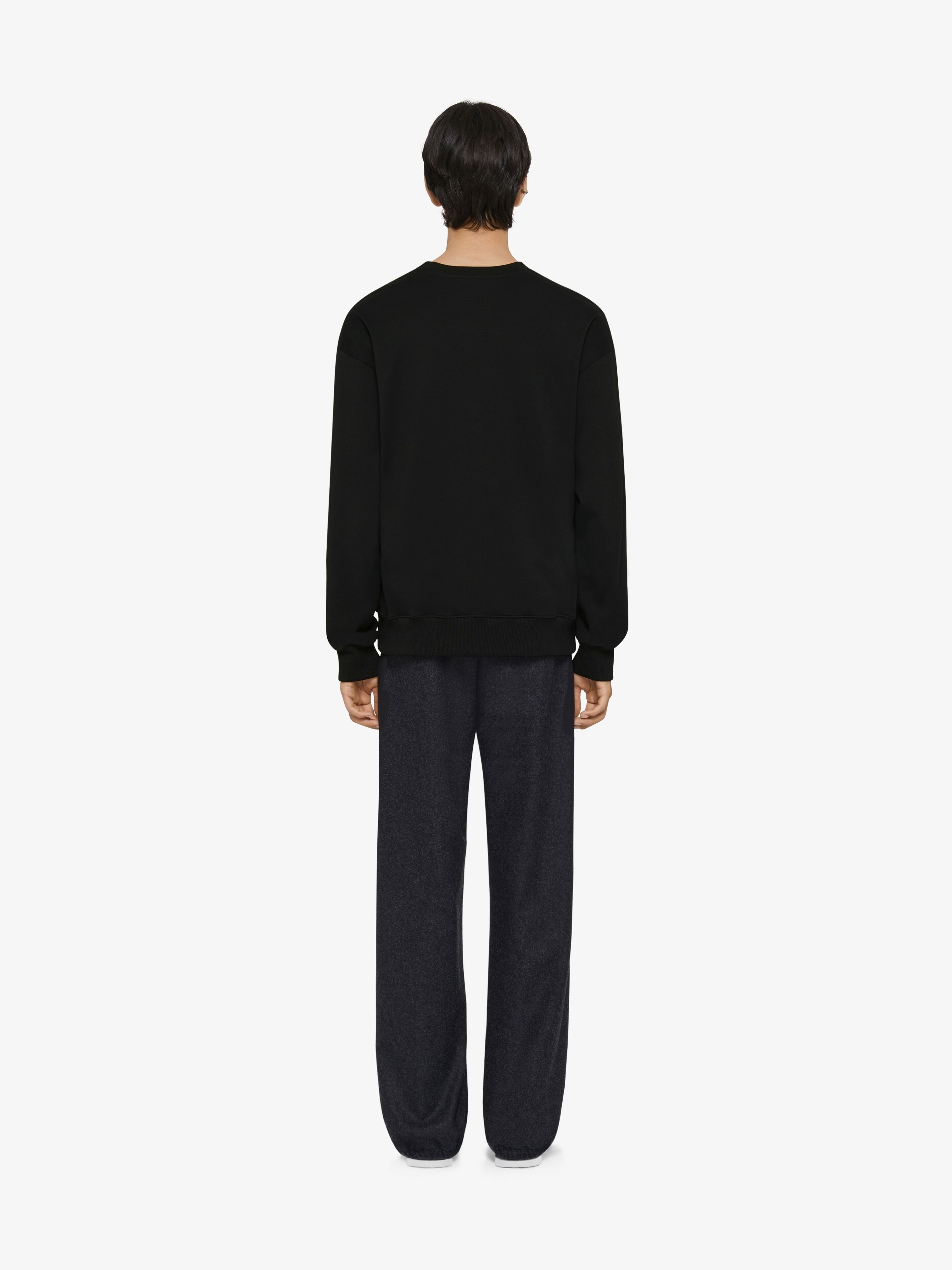Givenchy o1w1db10326 Boxy Base Fit Sweatshirt in Black Size US XXL / EU 58 / 5 - 4 Thumbnail