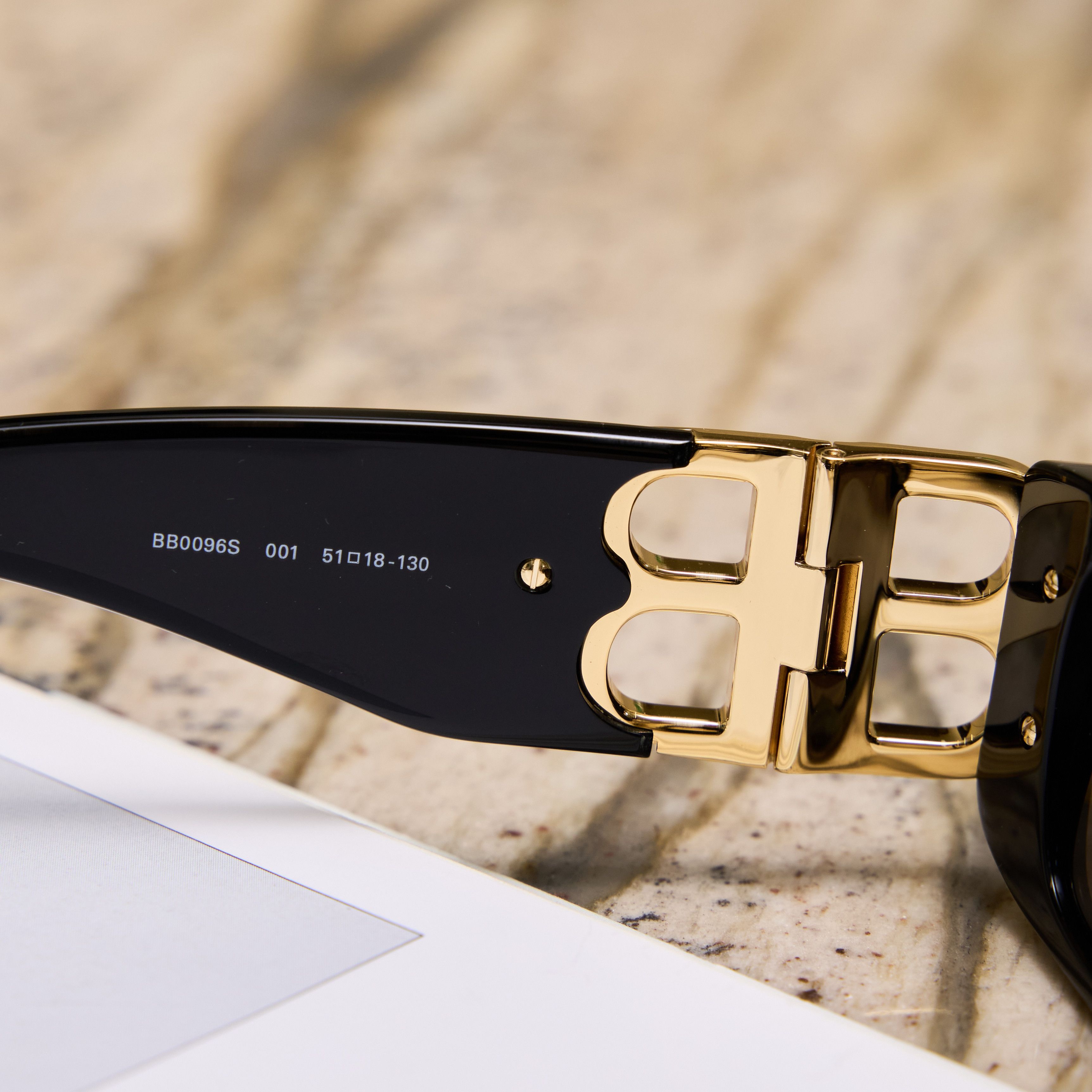 Balenciaga BALENCIAGA Dynasty Sunglasses BLACK Size ONE SIZE - 5 Thumbnail