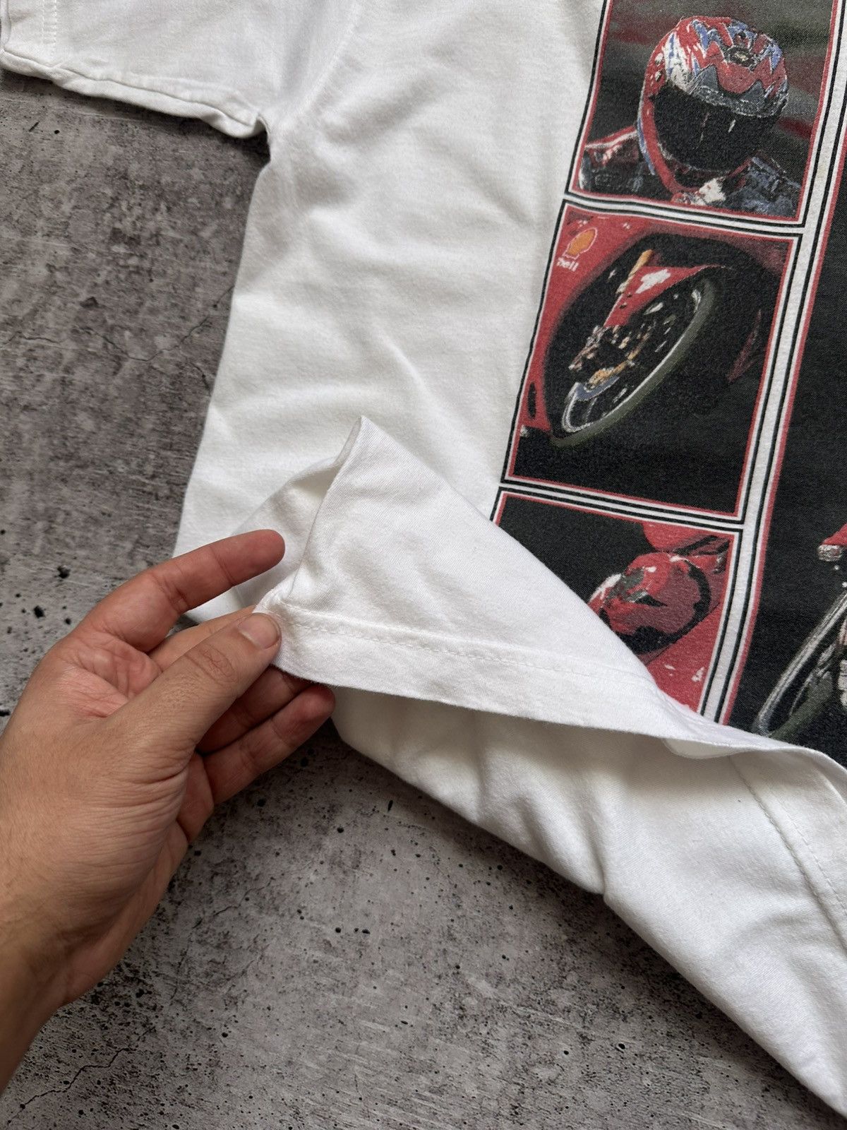 Ducati 1999 Team Ducati by Redwood Carl Fogarty Vintage Tee Size US L / EU 52-54 / 3 - 8 Thumbnail