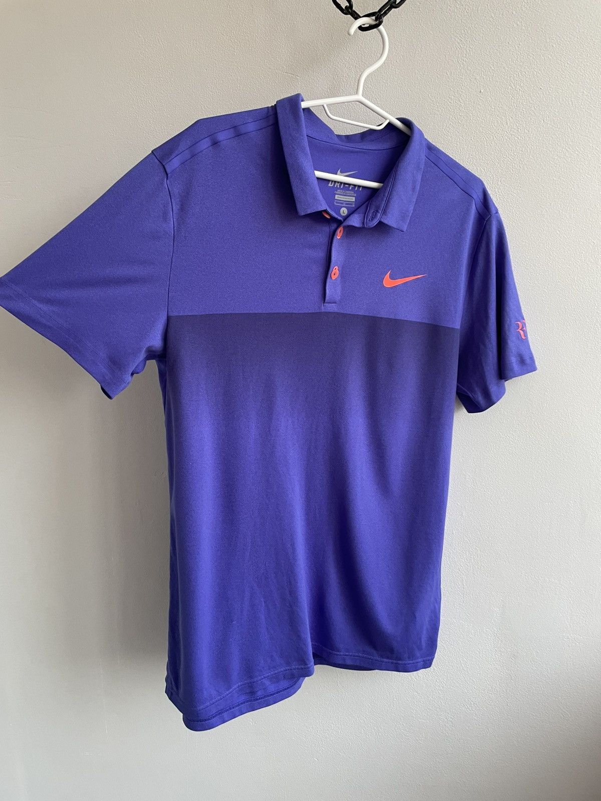 Nike Nike Roger Federer RF 2015 French Open Tennis Shirt Jersey Size US L / EU 52-54 / 3 - 3 Thumbnail