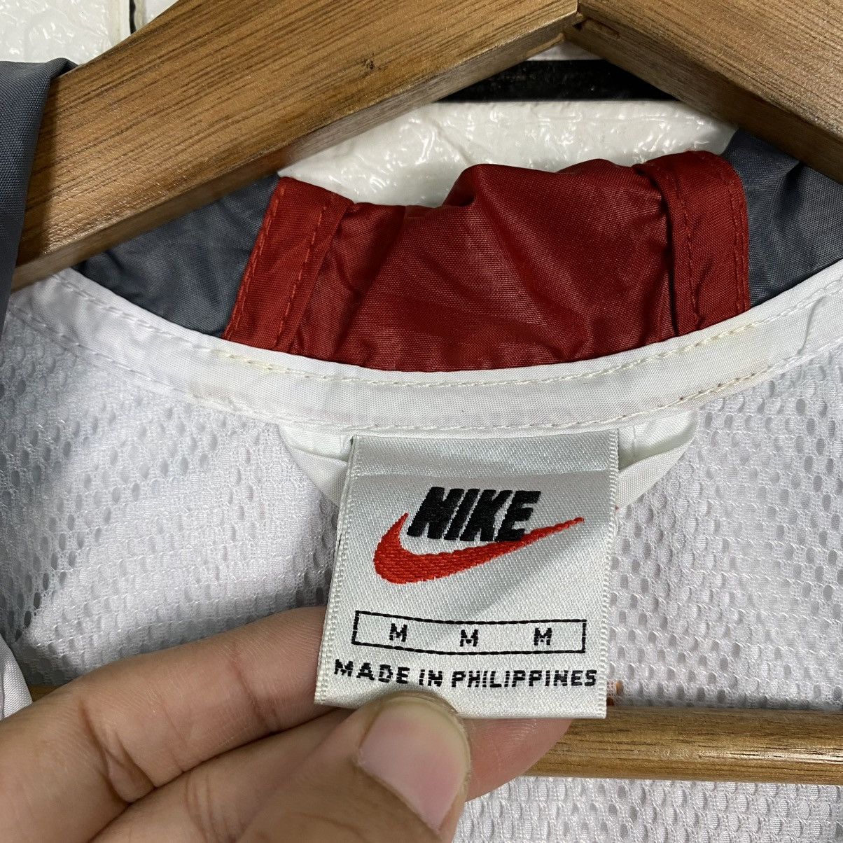 Nike 🔥VINTAGE ANORAK JACKET NIKE BIG SWOOSH Size M / US 6-8 / IT 42-44 - 17 Thumbnail