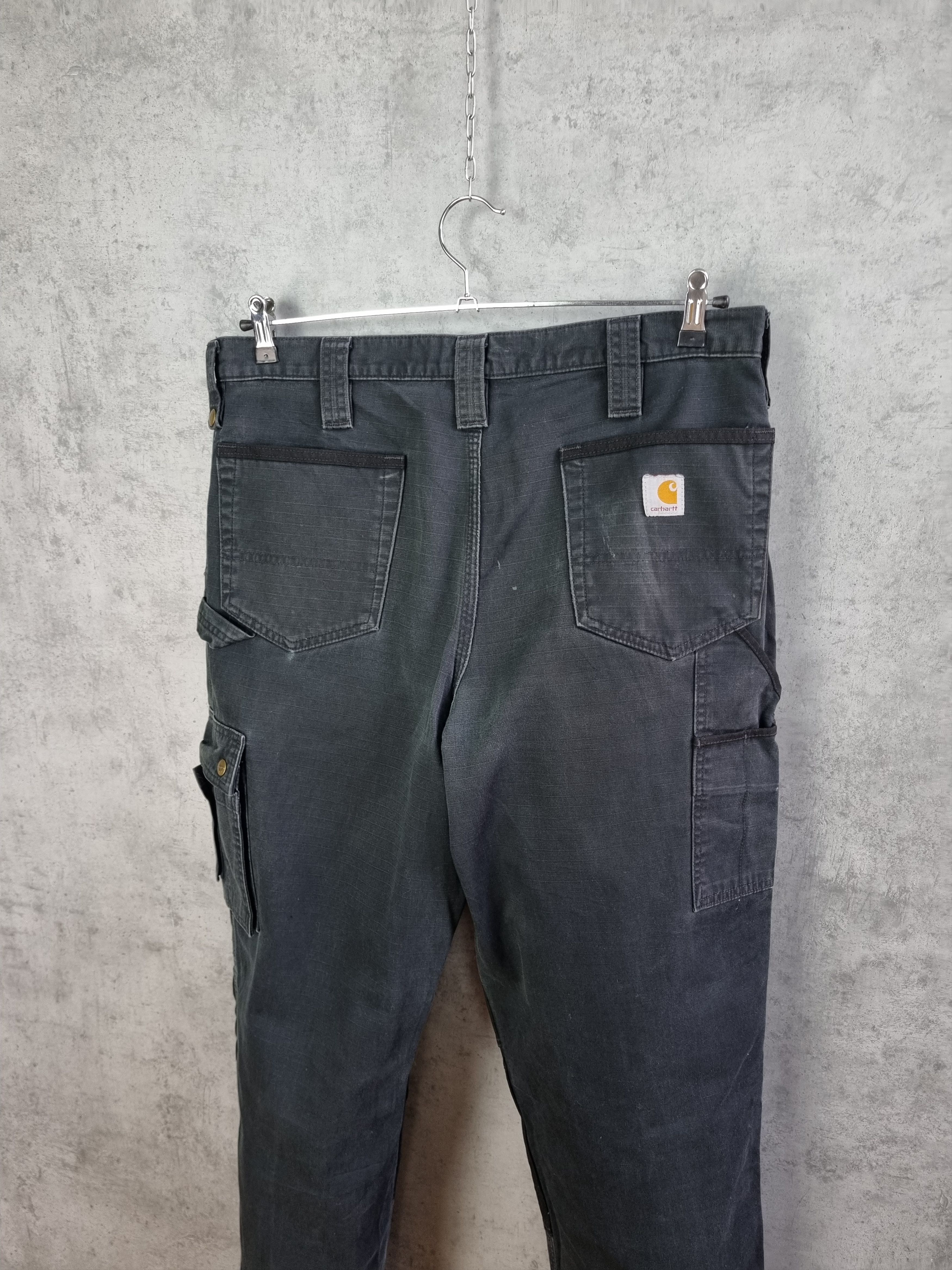 Carhartt × Vintage Faded CARHARTT Double knees Cargo Worker Pants Size US 34 / EU 50 - 14 Thumbnail