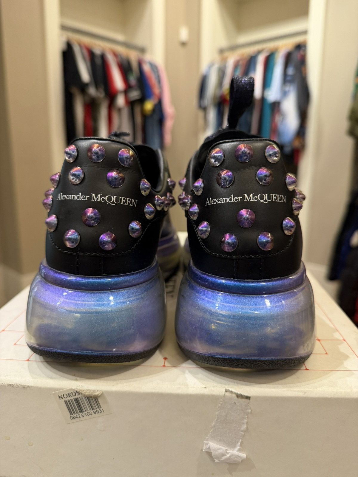 Alexander McQueen Alexander McQueen Studded Oversized Sneakers Size US 6.5 / EU 39-40 - 3 Thumbnail