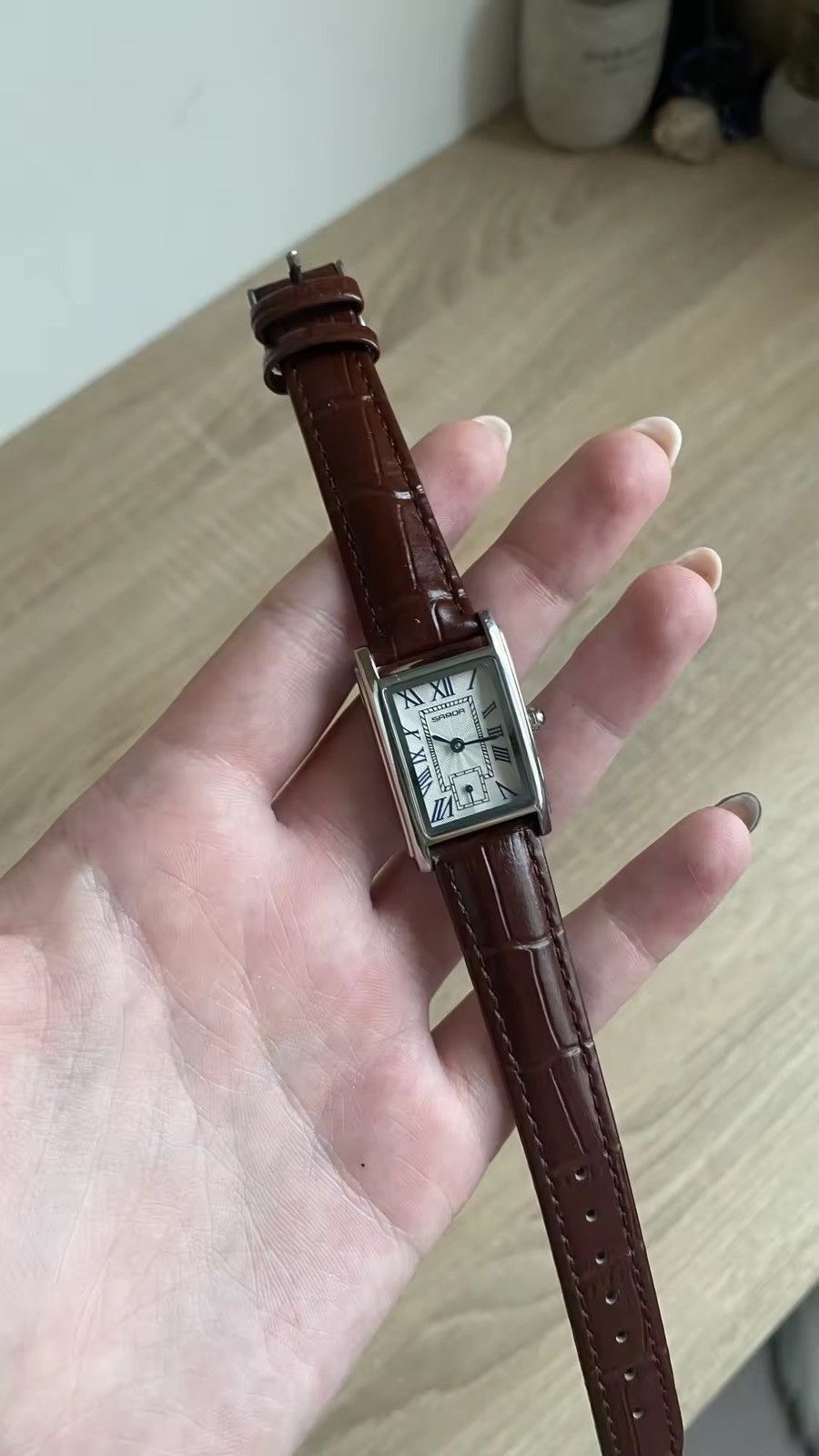 Jewelry 2000s style cute square luxury watch Size ONE SIZE - 3 Thumbnail
