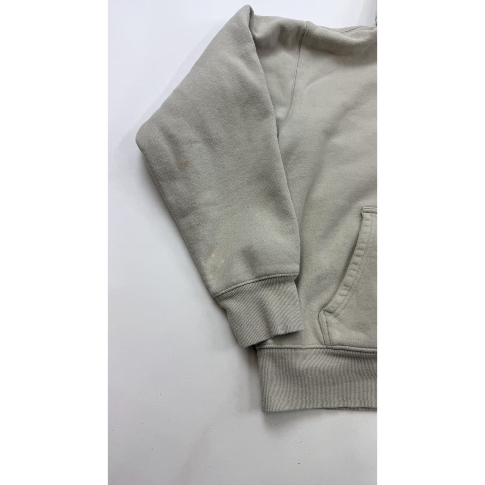 TNA TNA Hoodie Sweatshirt Womens Small Beige Regular Fleece Pullover Sweatfleece Cozy Fleece Size S / US 4 / IT 40 - 2 Thumbnail