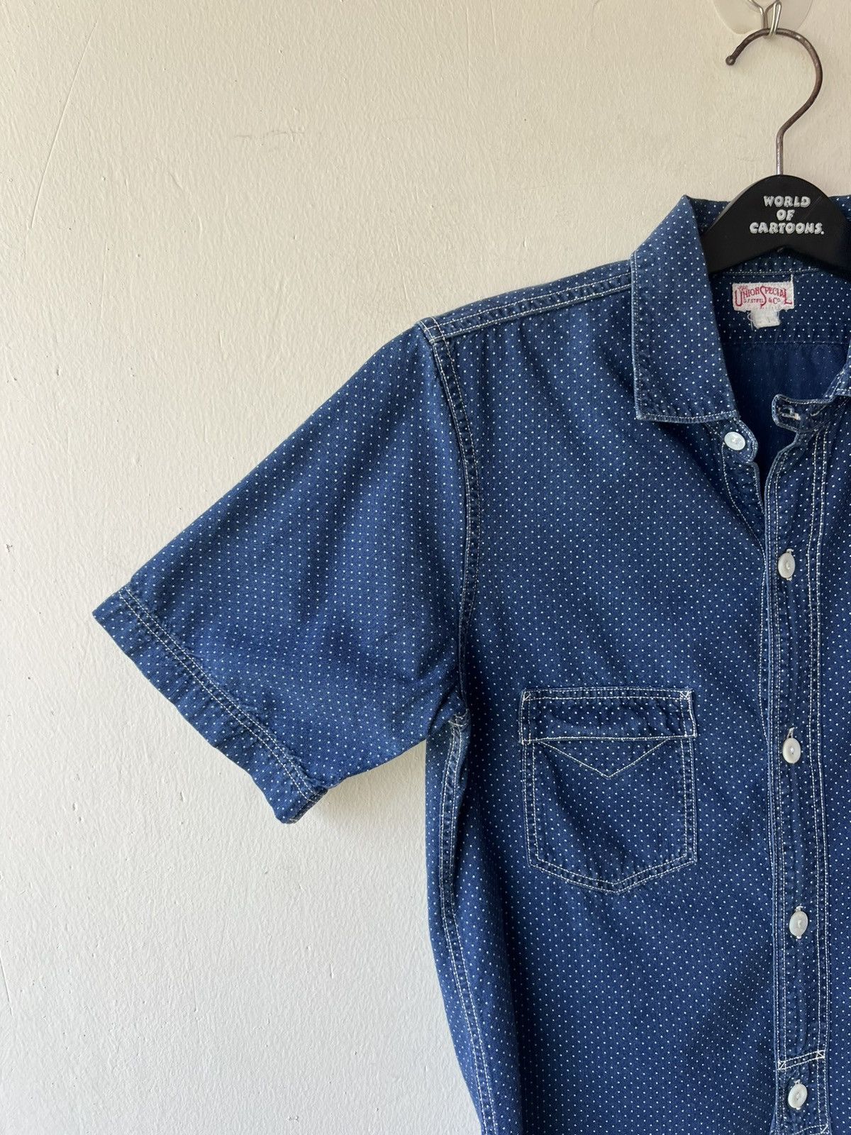 Freewheelers Freewheelers Union Special Dot Stifel Indigo Work Shirt Size US S / EU 44-46 / 1 - 7 Thumbnail