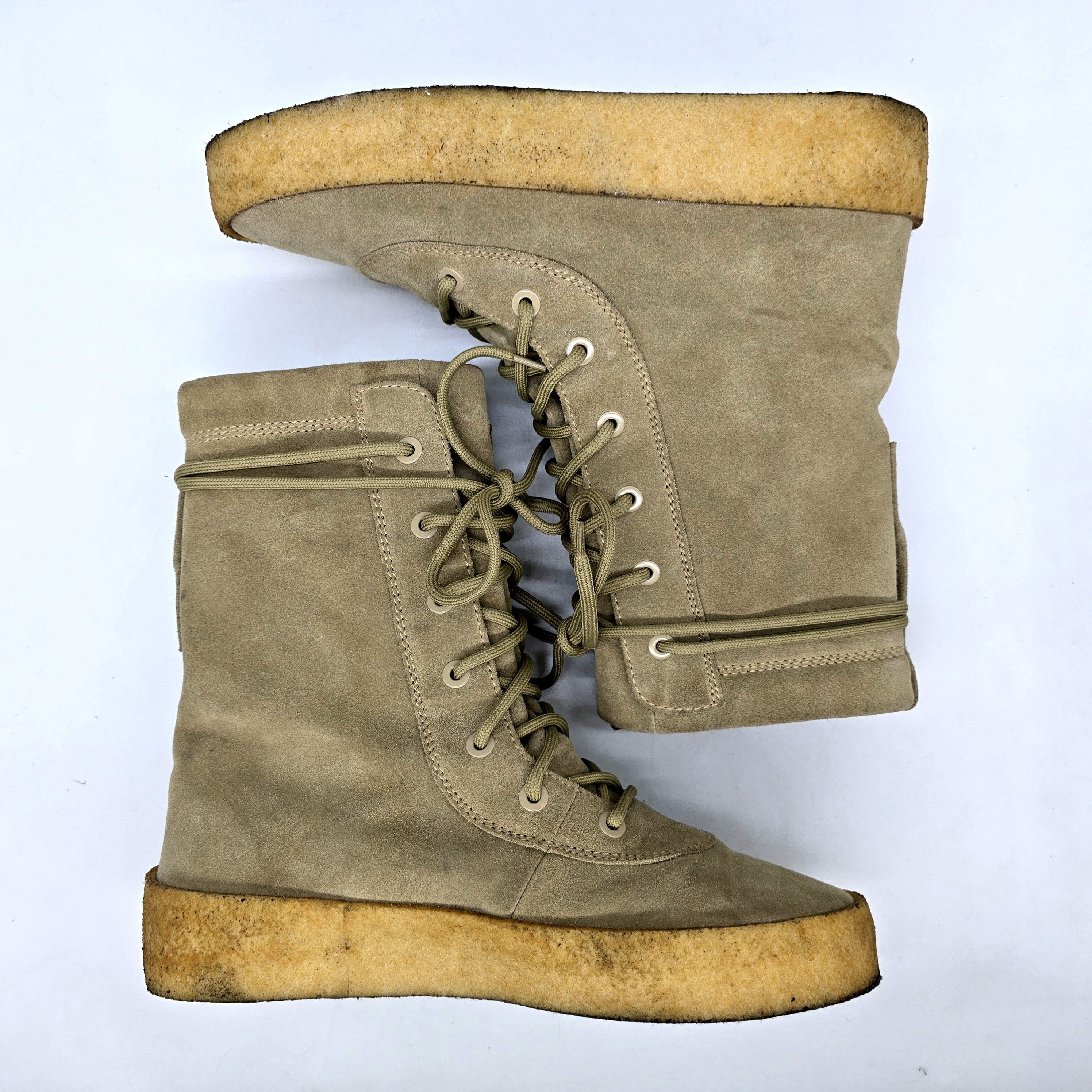 Yeezy Yeezy - Season 2 Crepe Boots - Taupe Size US 10 / EU 43 - 7 Thumbnail