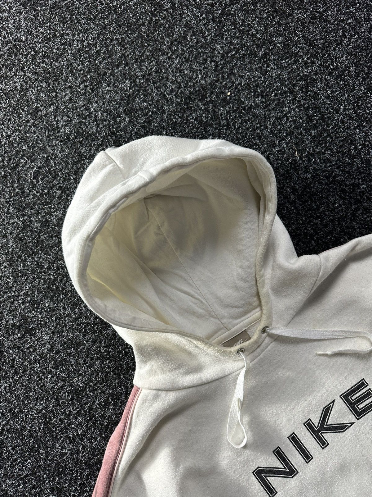 Nike × Vintage 🚨Nike Y2K White BOXY Hoodie OVERSIZE Vintage Skategang Drill Size US XL / EU 56 / 4 - 4 Thumbnail