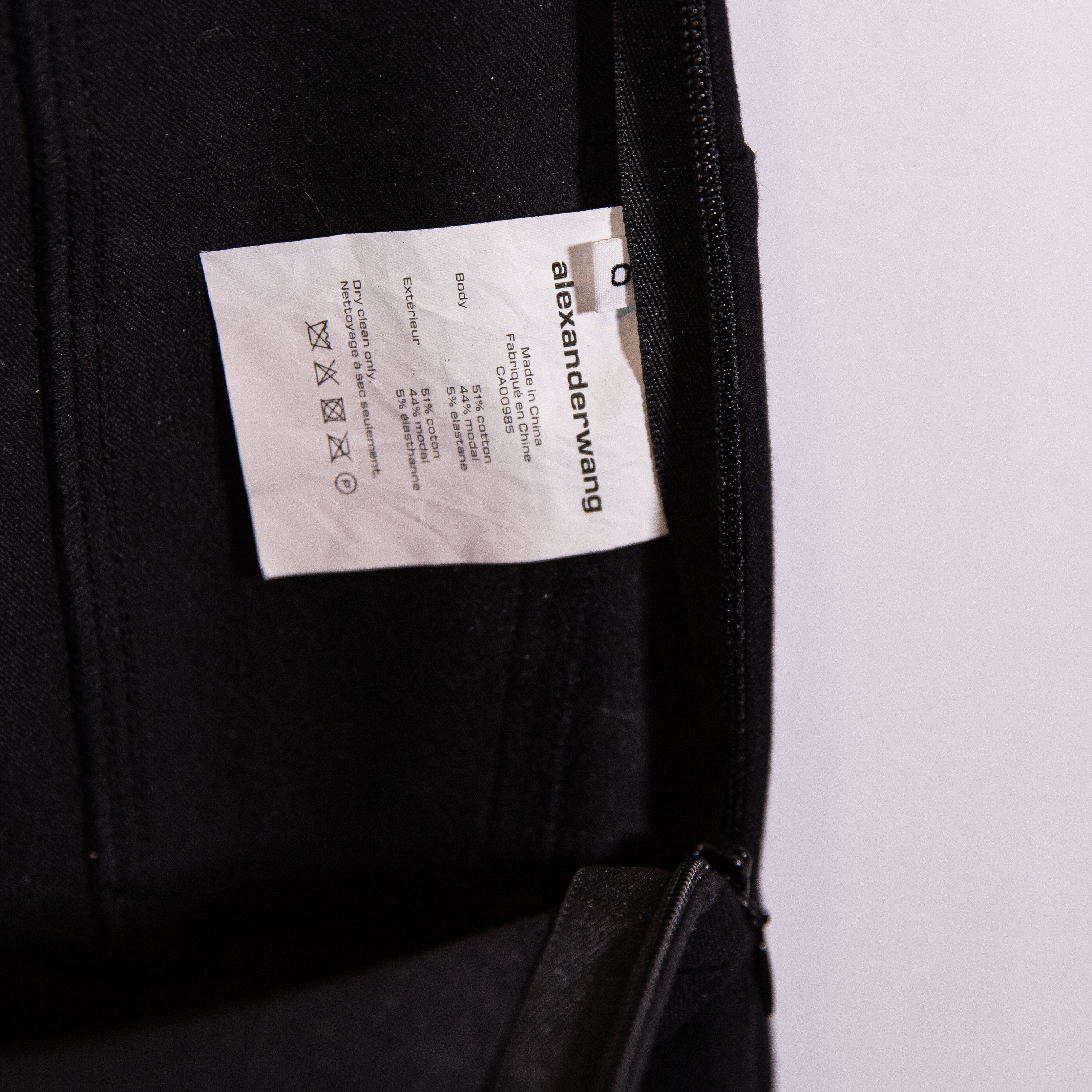 Alexander Wang Alexander Wang T Women's Ponte Stretch Size 25" / US 0 / IT 36 - 3 Thumbnail