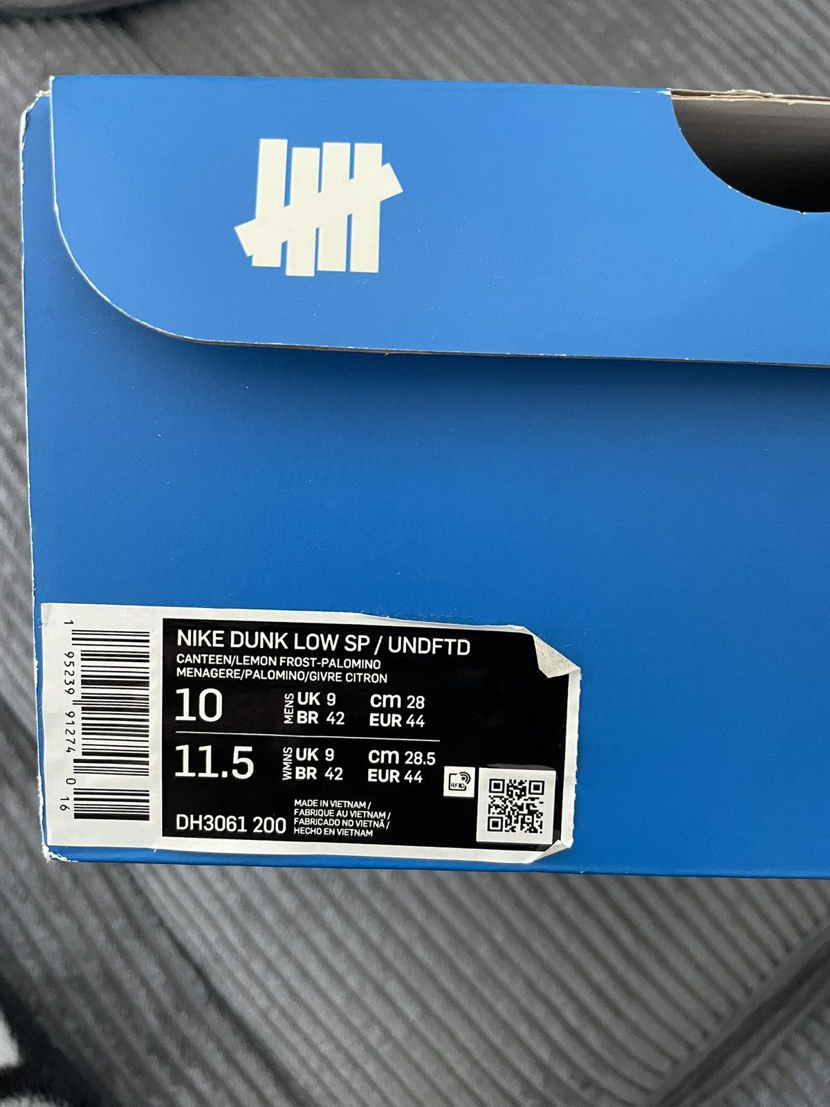 Nike NIKE DUNK LOW UNDEFEATED Size US 10 / EU 43 - 6 Thumbnail
