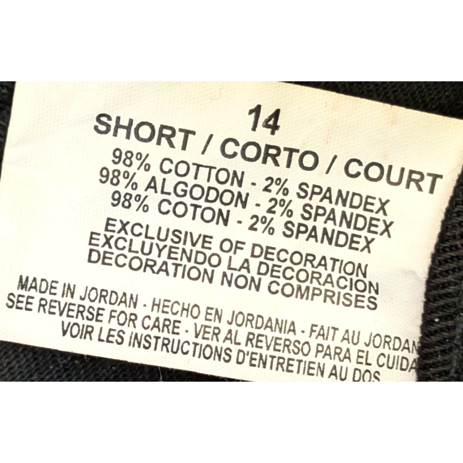 Gloria Vanderbilt Gloria Vanderbilt Amanda NWT Classic Fit 14 Stretch Short Womens Black Jeans Size 36" / US 14 / IT 50 - 6 Thumbnail