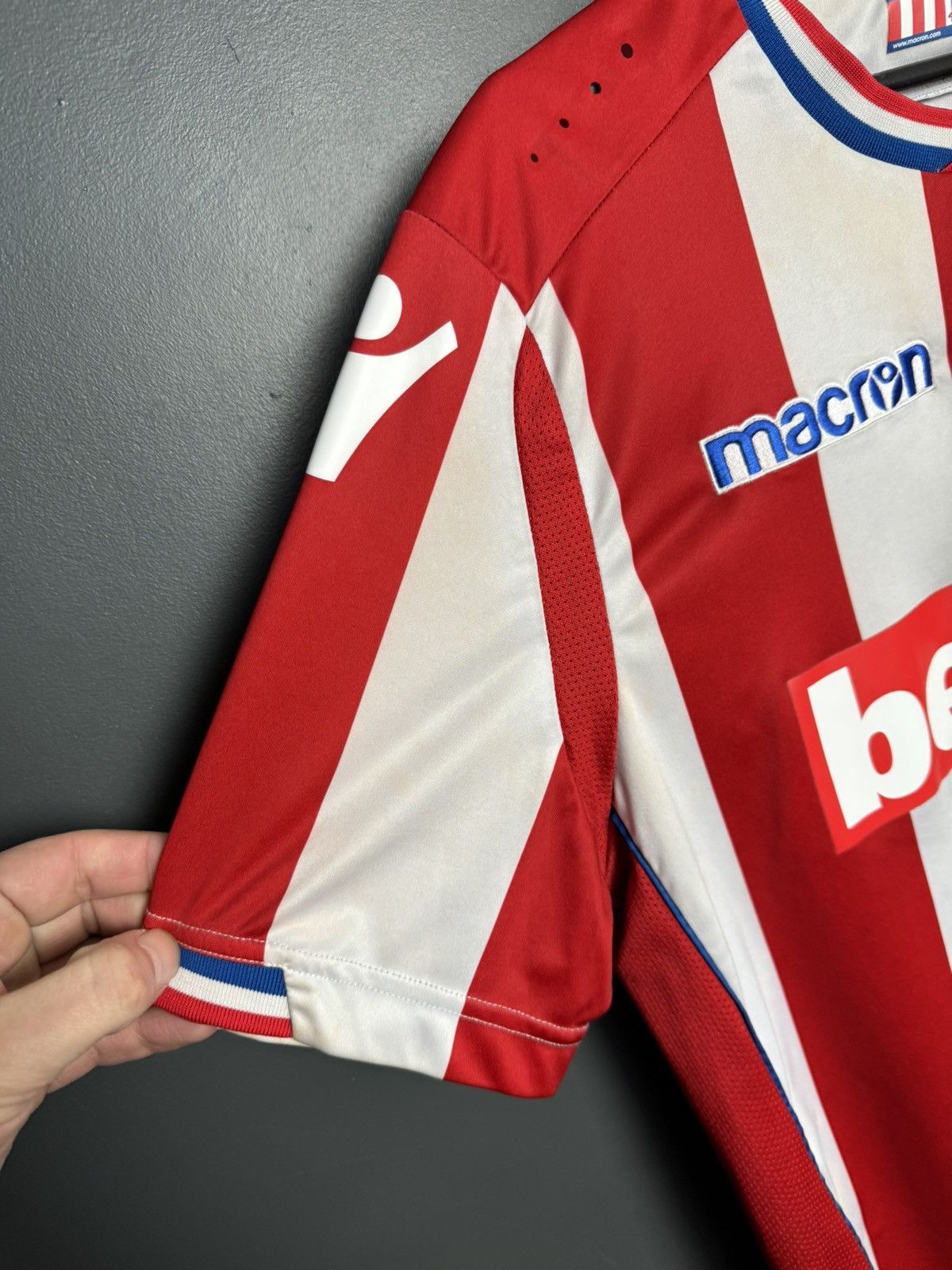 Macron Stoke City 17/18 Home Football Jersey Size US M / EU 48-50 / 2 - 6 Thumbnail
