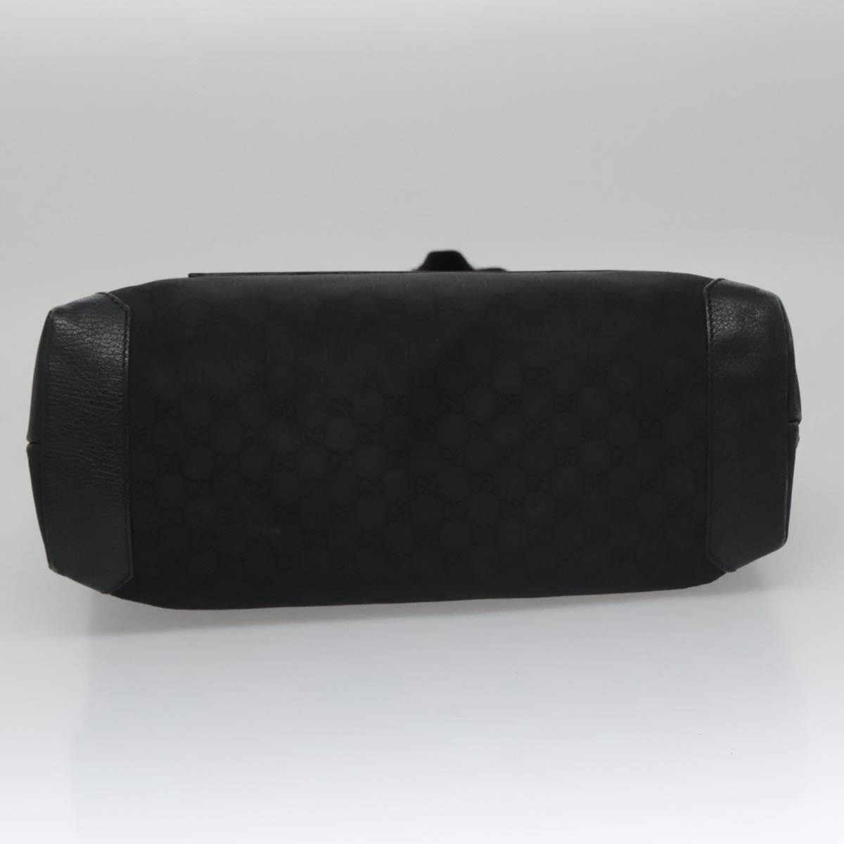 Gucci GUCCI GG Canvas Tote Bag Outlet Black Silver Size ONE SIZE - 9 Thumbnail