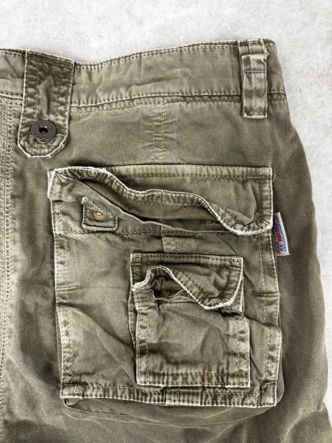 Dolce & Gabbana AW2004 Dolce & Gabbana Olive Green Multi Pockets Cargo Pants Size US 32 / EU 48 - 9 Thumbnail